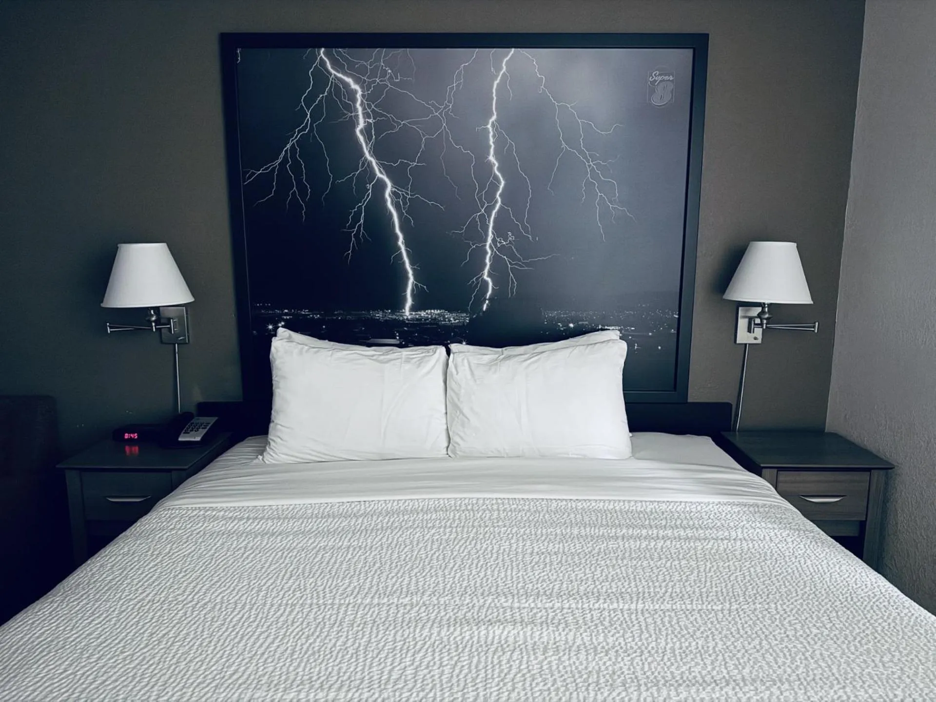 Bed in Super 8 by Wyndham Dawson Creek