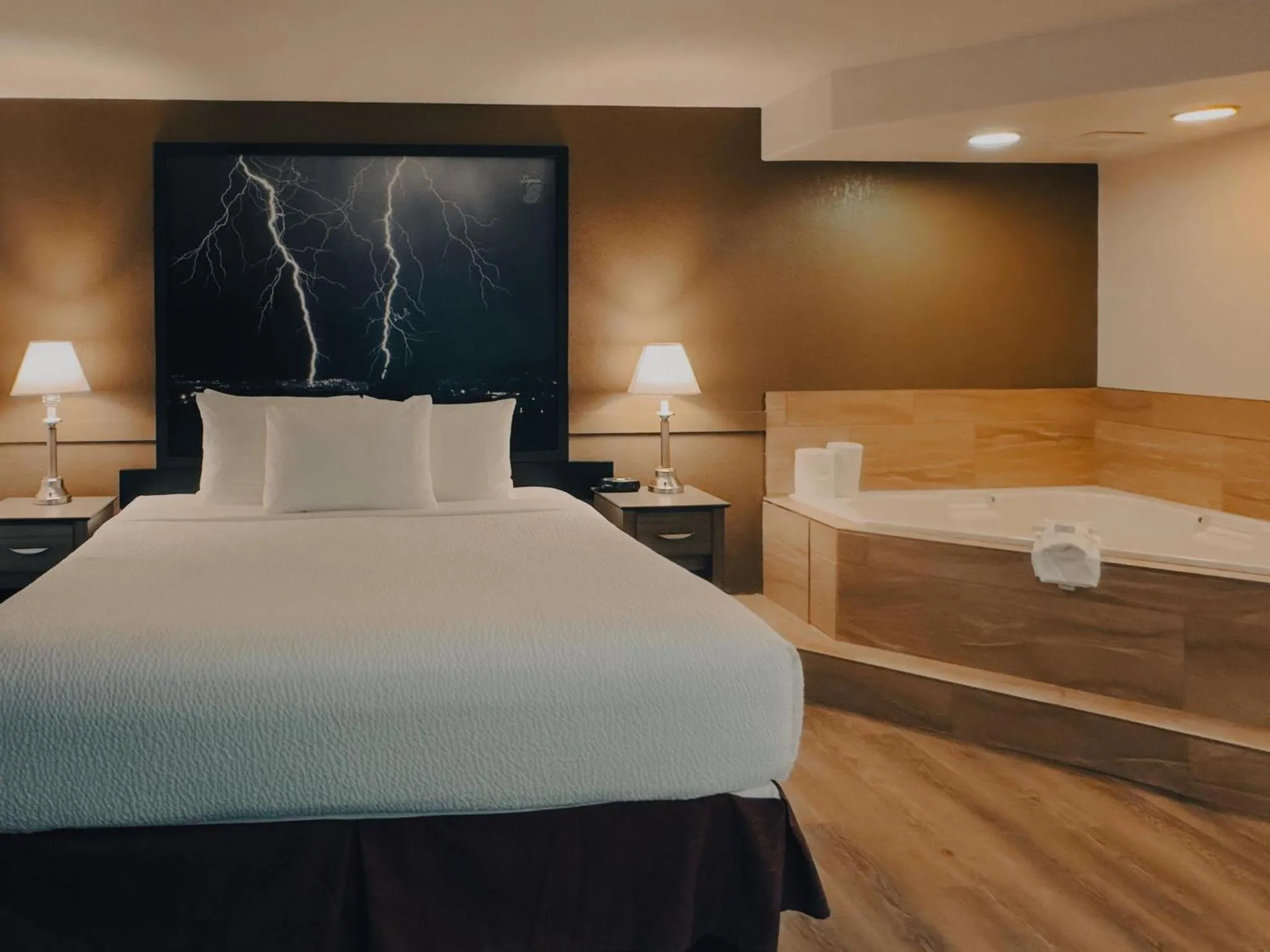 Bed in Super 8 by Wyndham Dawson Creek