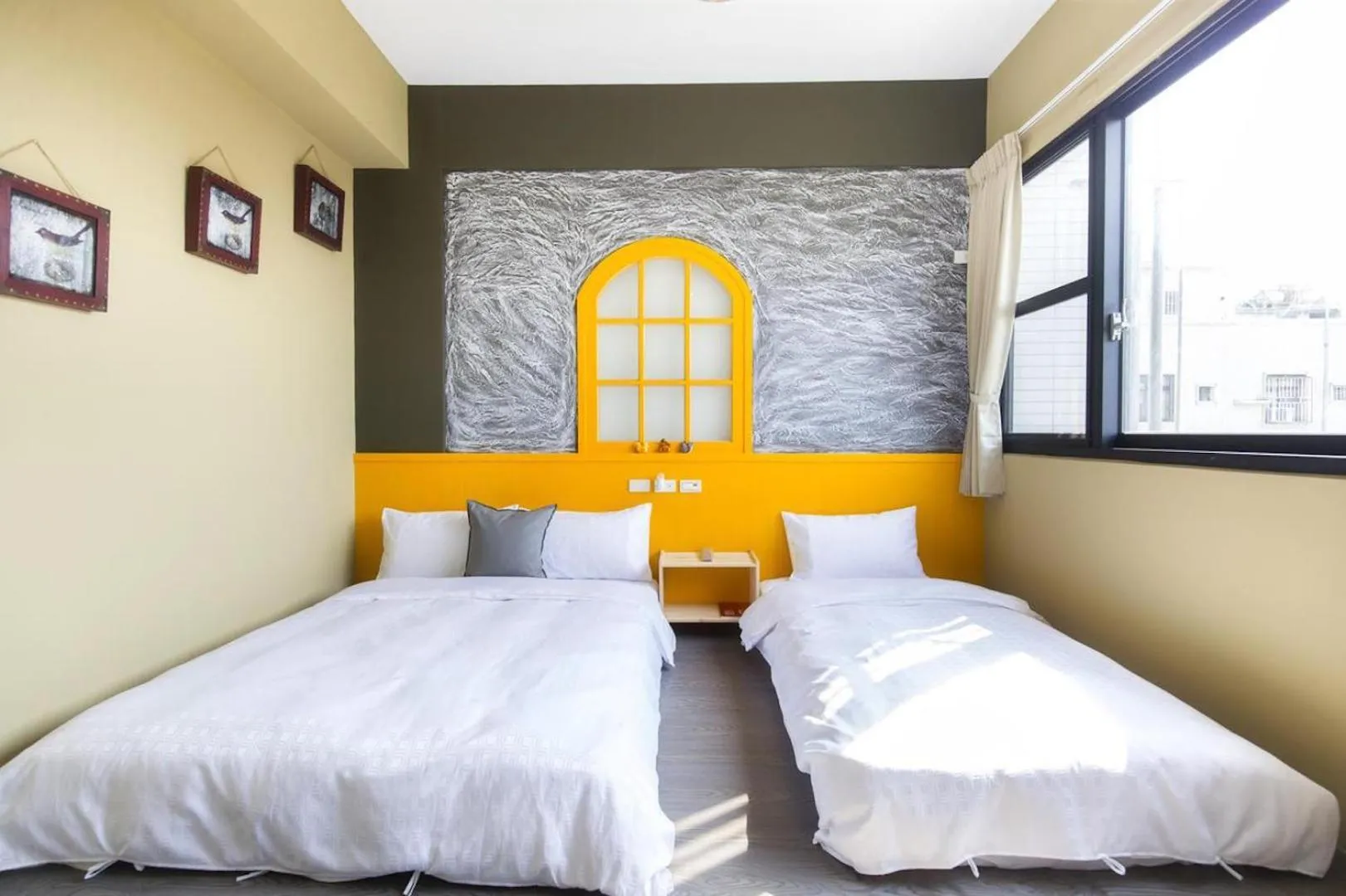 Bed in 東立方旅宿-East Cube B&B