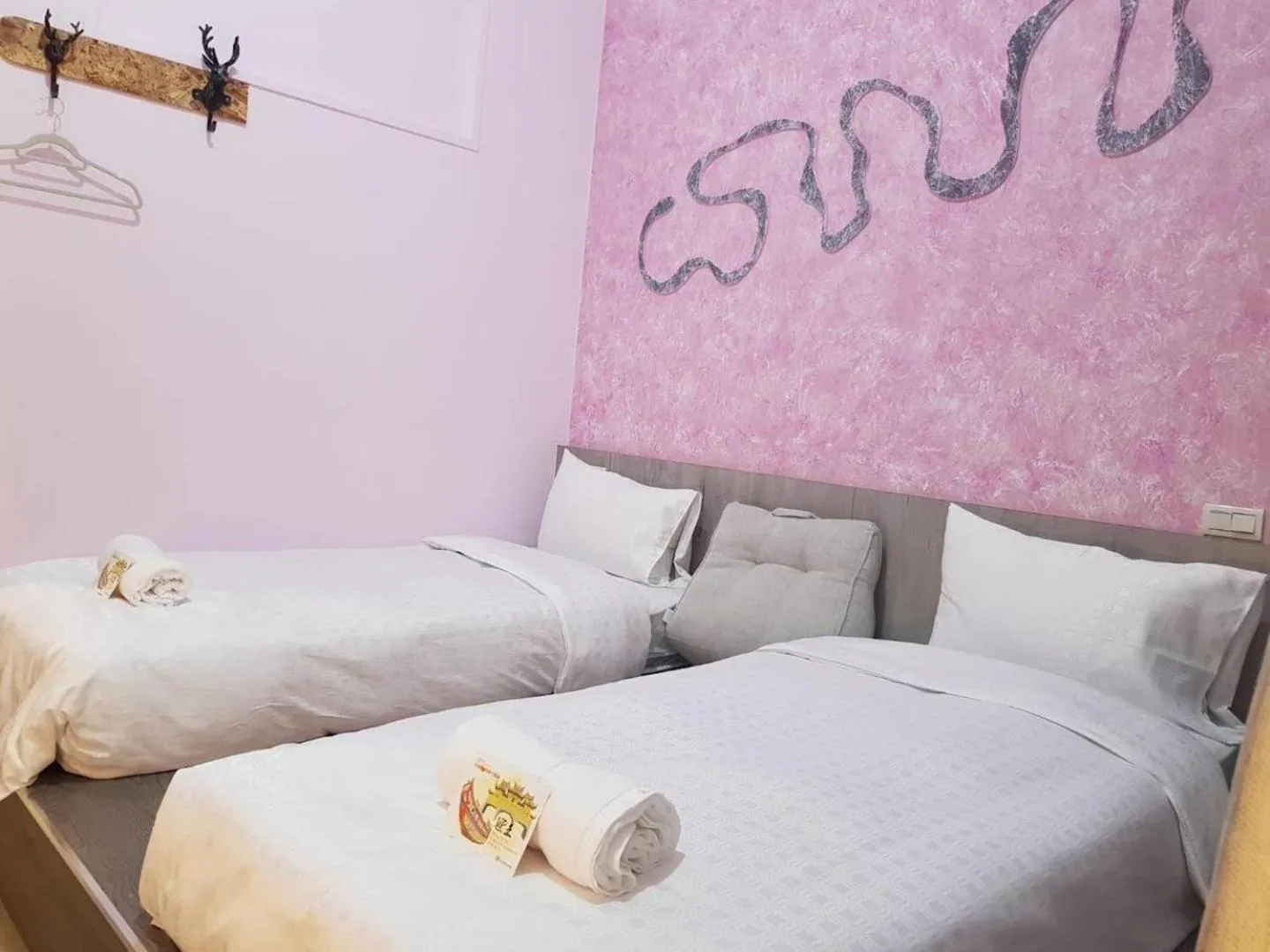 Bed in 東立方旅宿-East Cube B&B