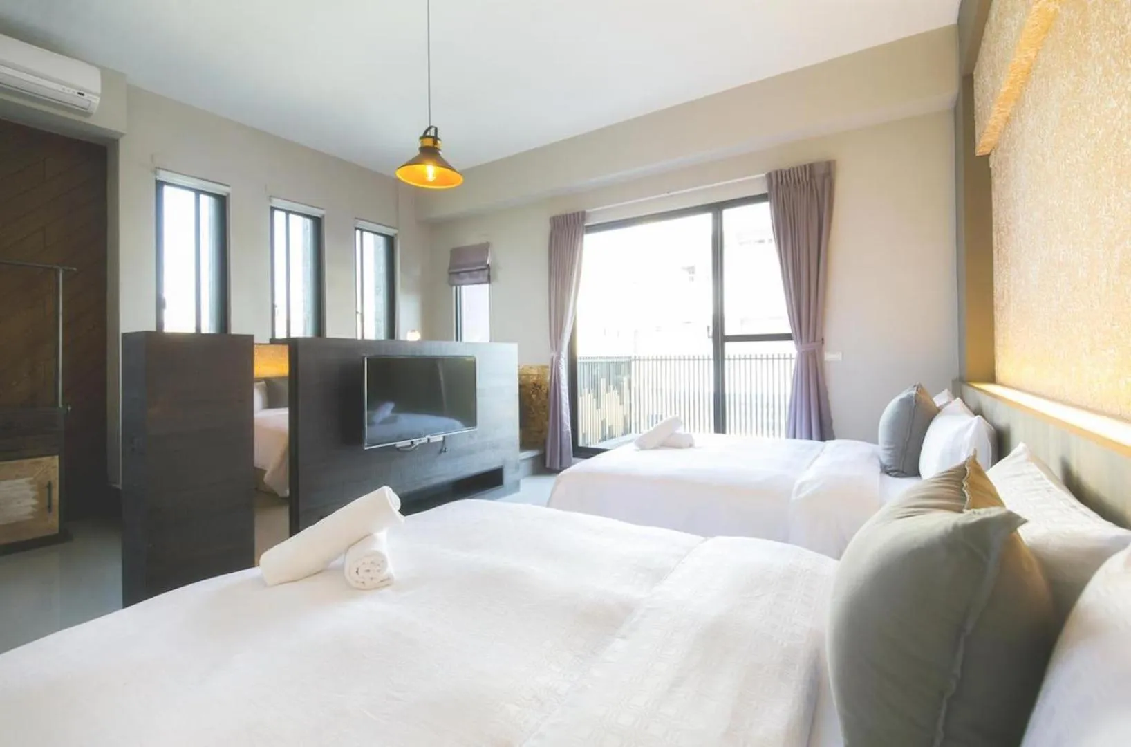 Bed in 東立方旅宿-East Cube B&B