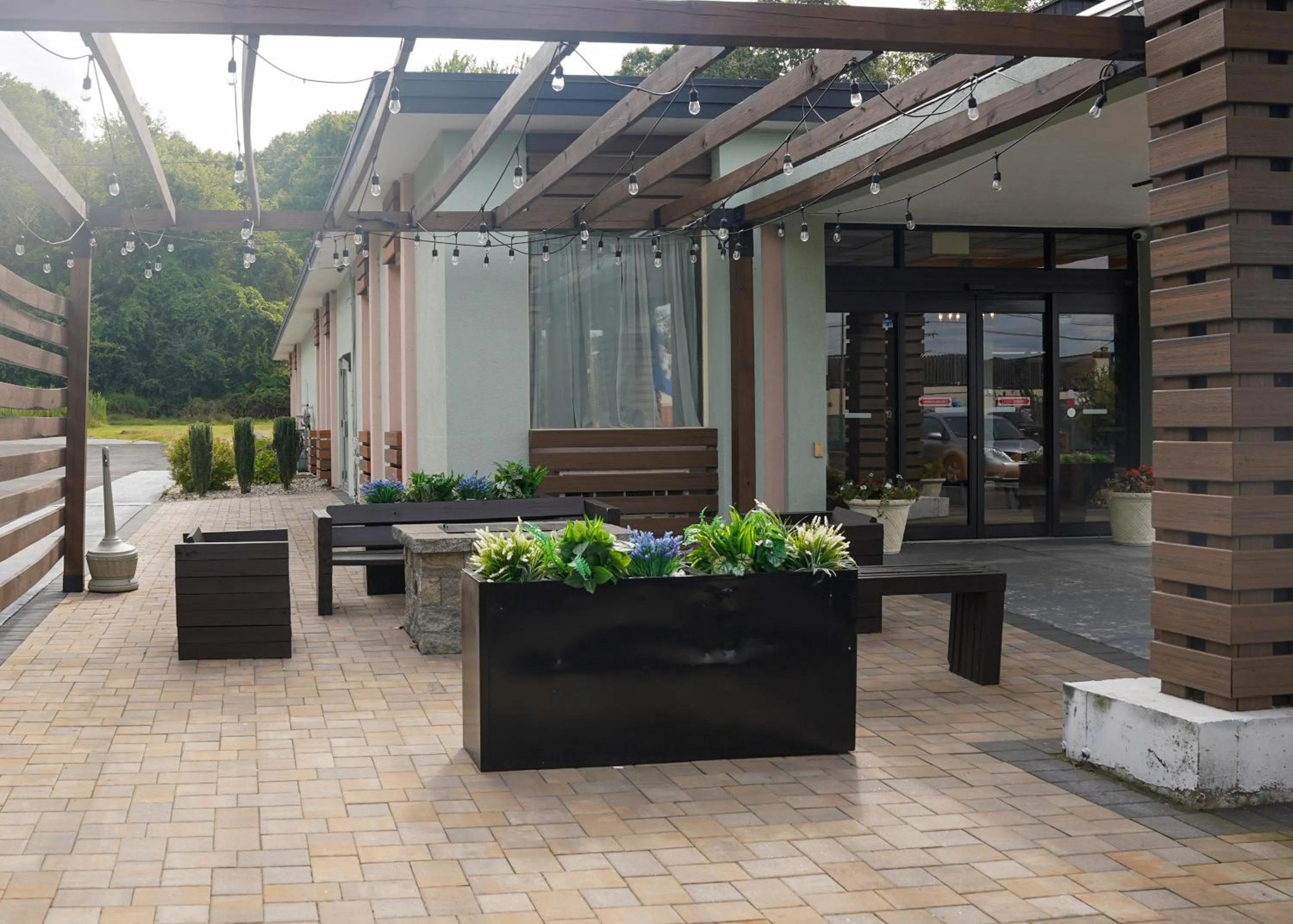 fireplace in Days Inn by Wyndham Southington