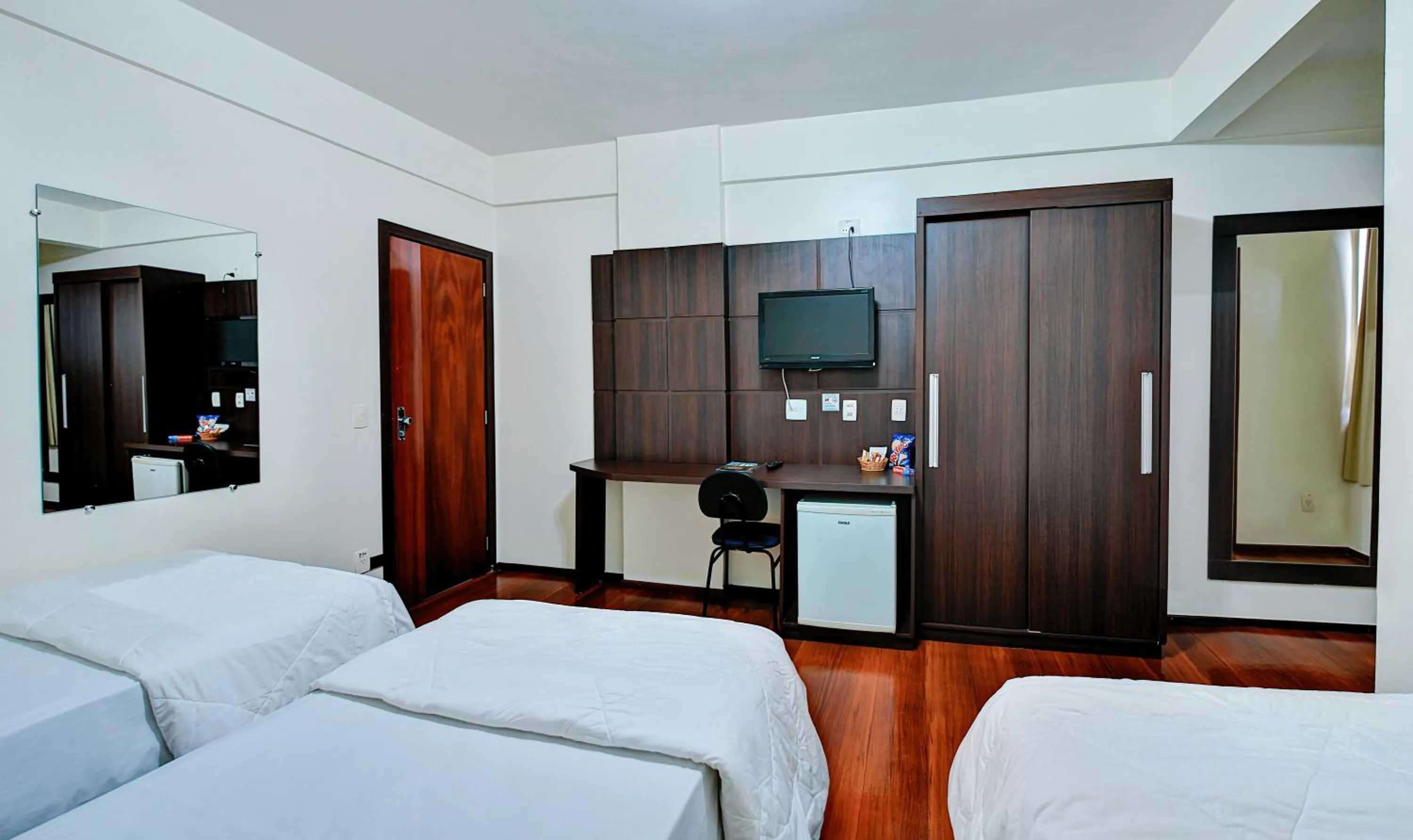 Bed in Porto Minas Hotel e Convenções