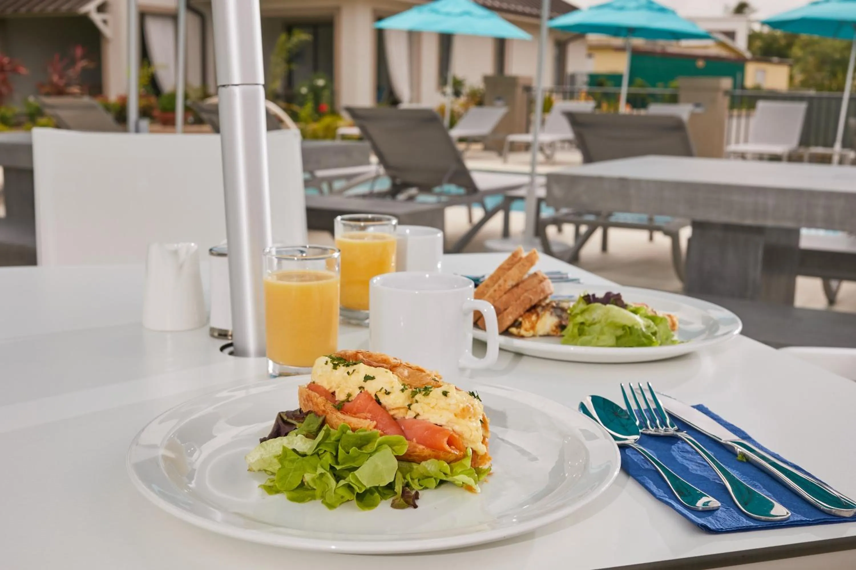 Breakfast in Beach View Hotel