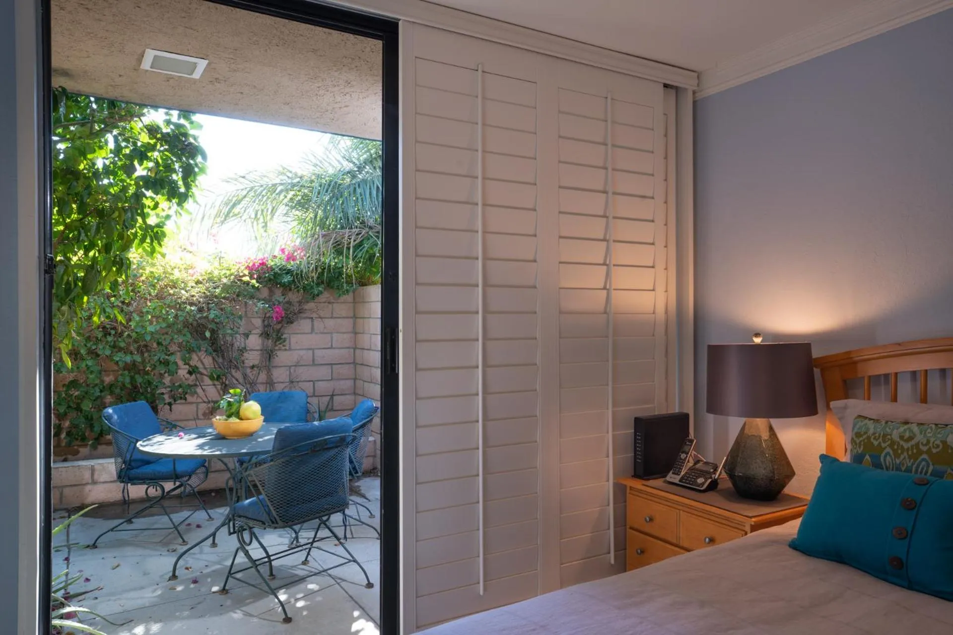 Patio, Bed in Sundance Villas by Private Villa Management