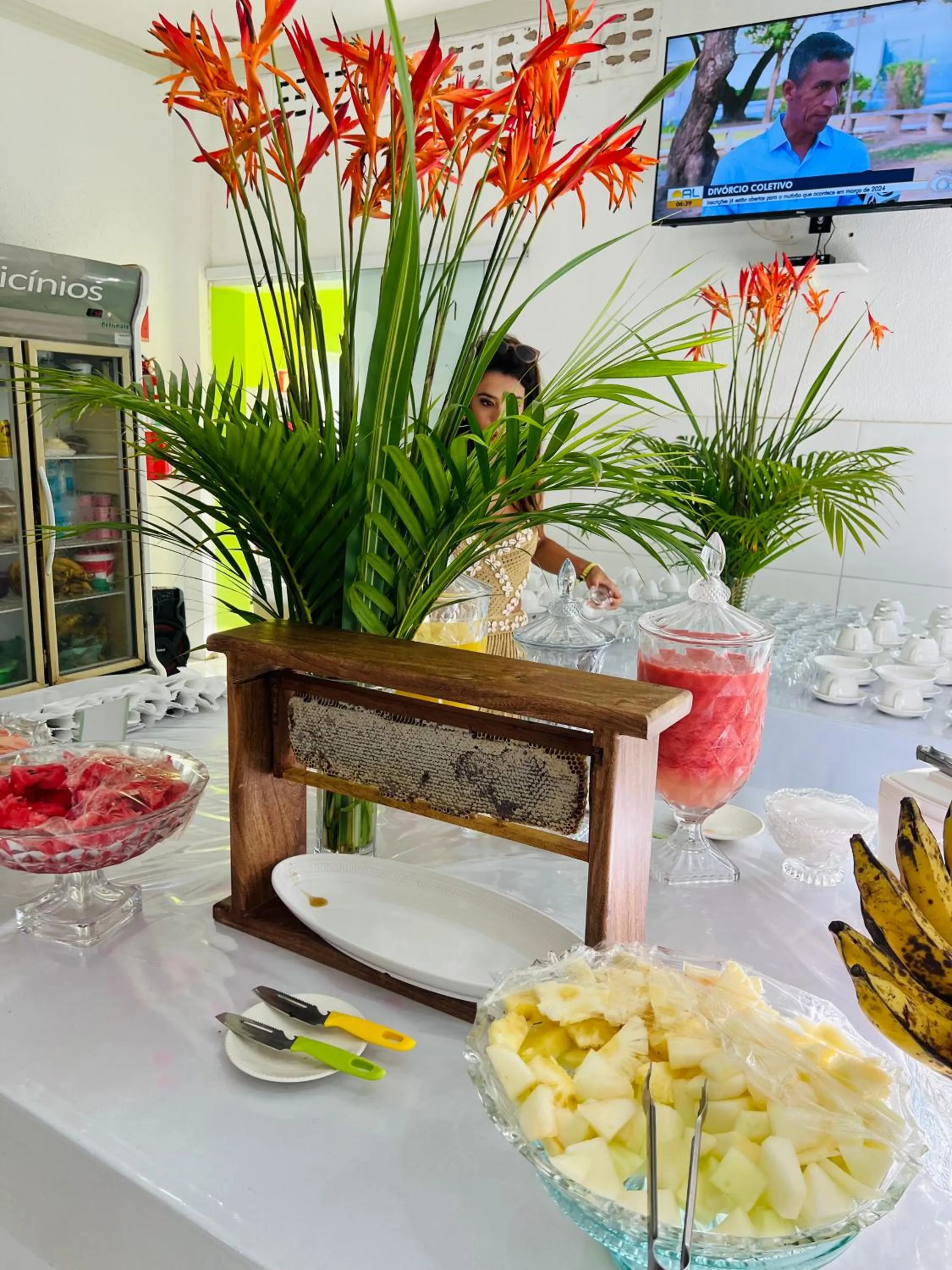 Breakfast in Pousada o Caribe de Maragogi