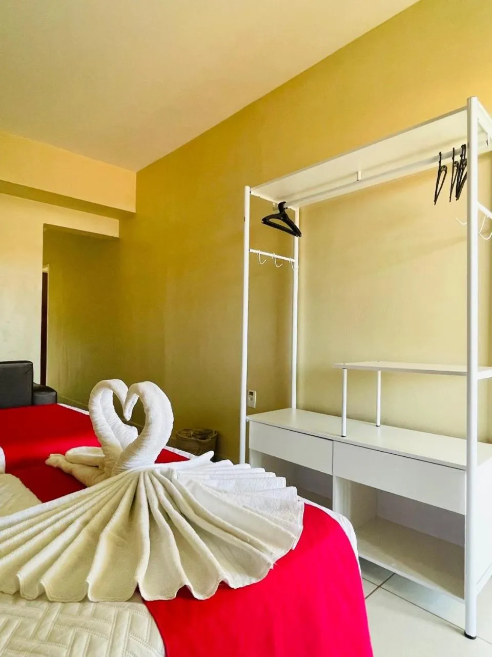 Bed in Pousada o Caribe de Maragogi