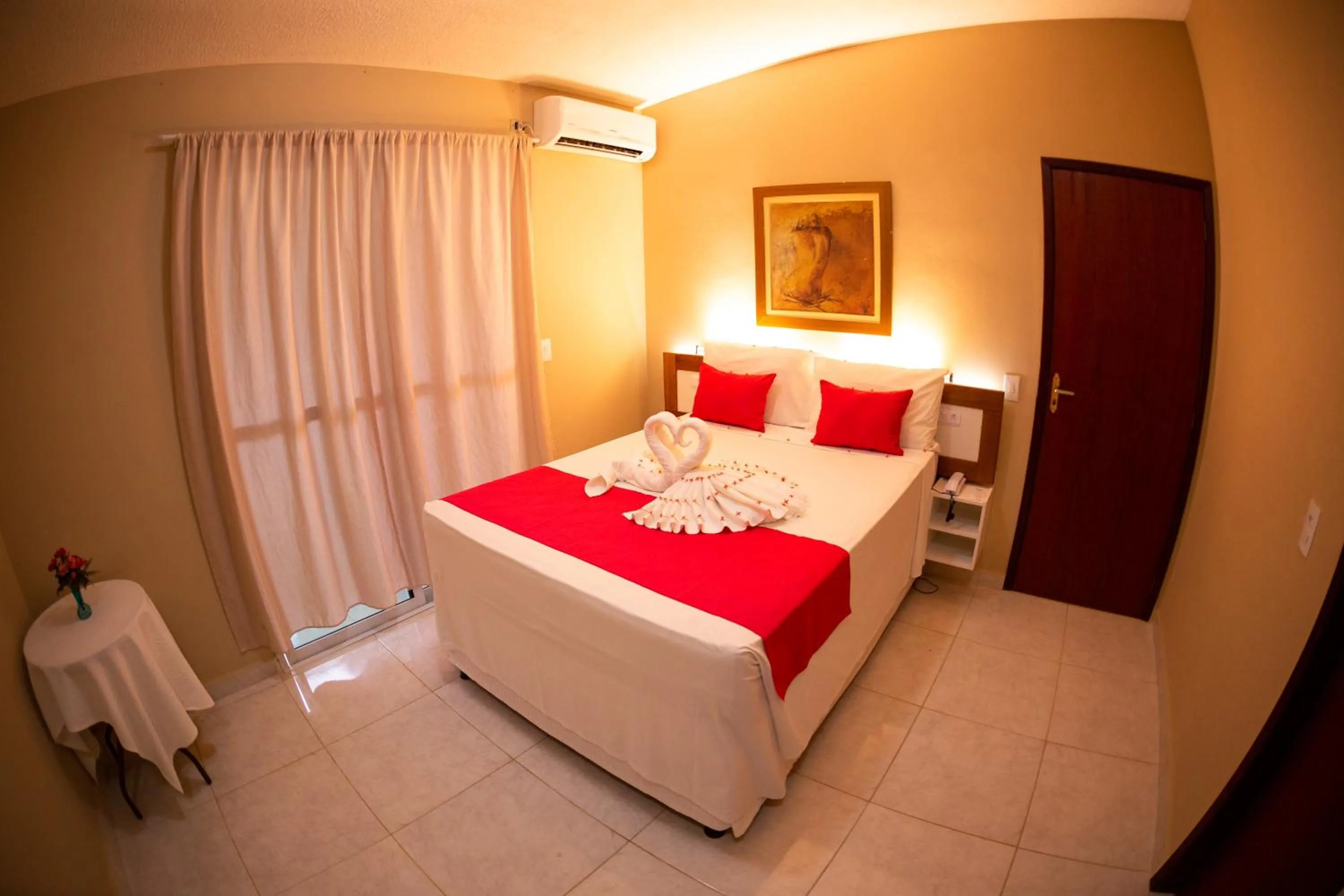 Bed in Pousada o Caribe de Maragogi