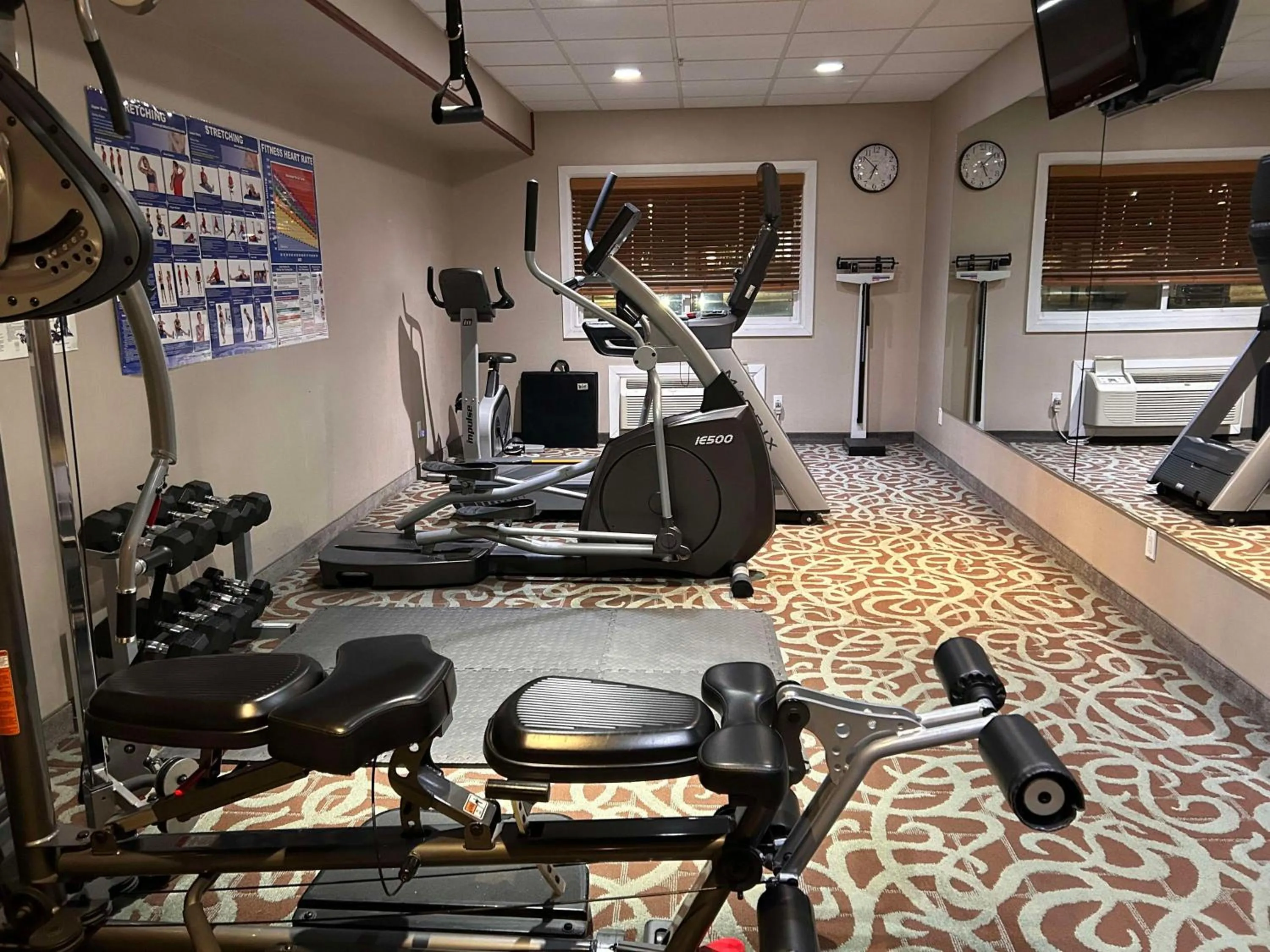 Fitness centre/facilities in Holiday Inn Express and Suites Dawson Creek, an IHG Hotel