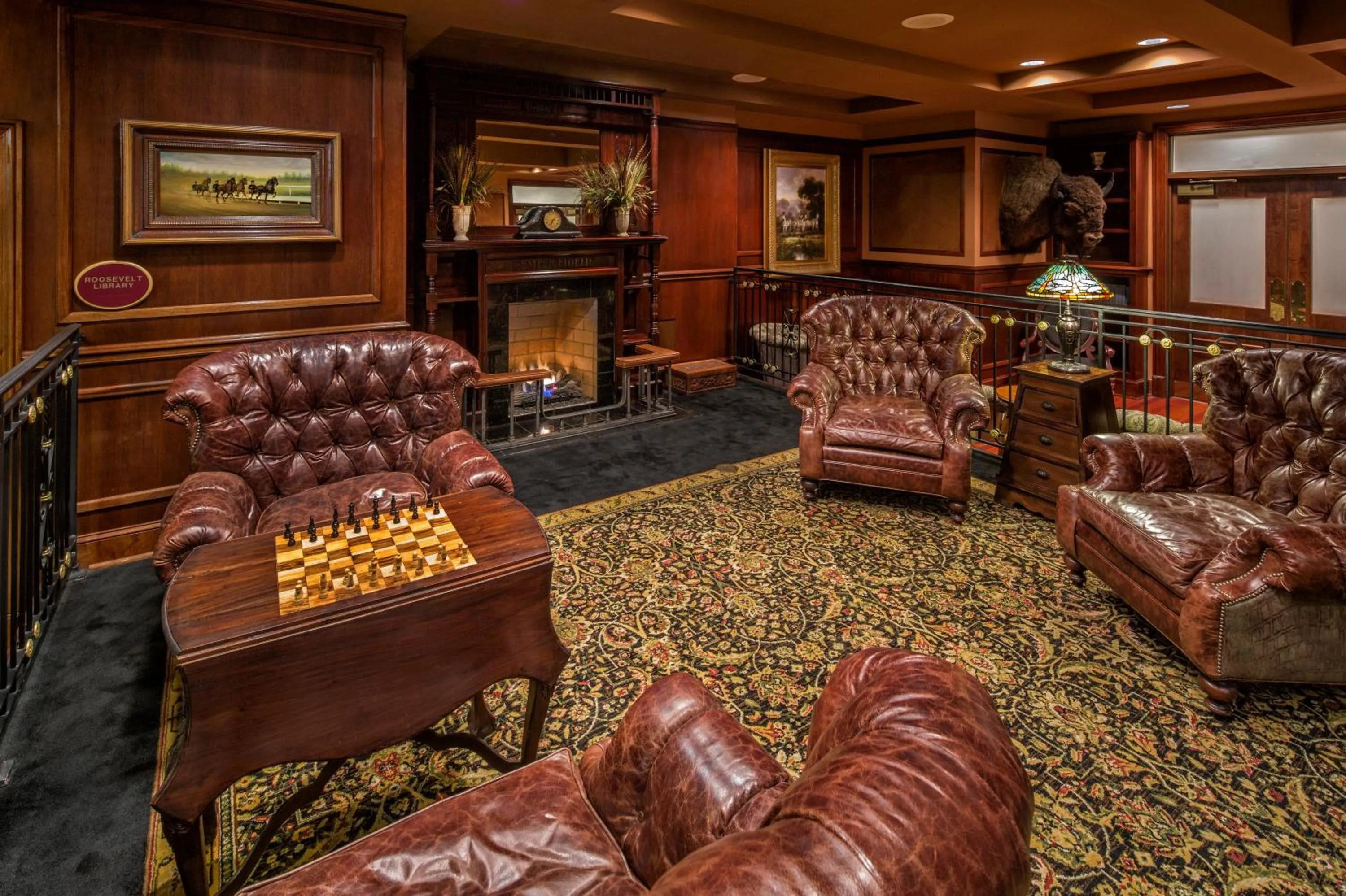 Library in Carnegie Hotel & Spa