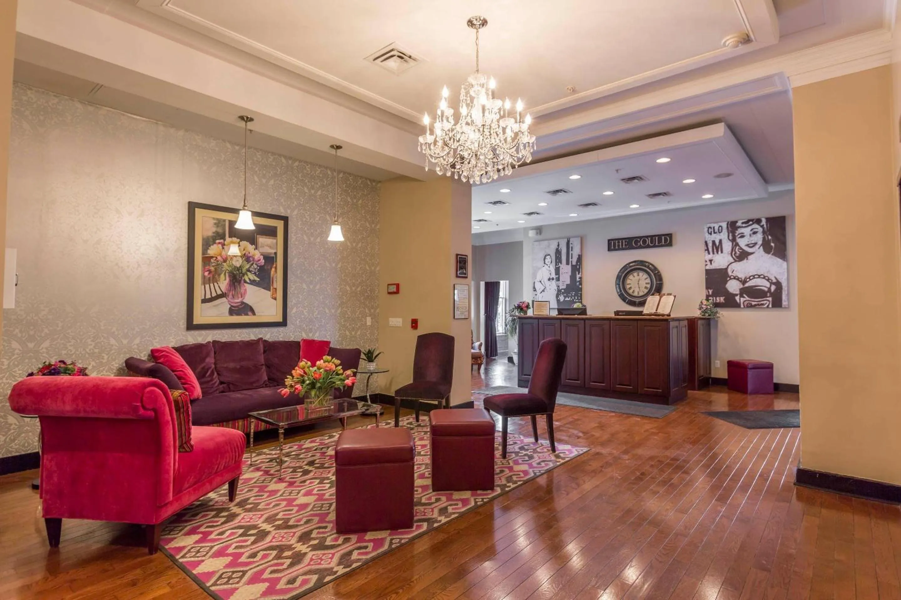 Lobby or reception in The Historic Gould Hotel Seneca Falls, an Ascend Collection Hotel