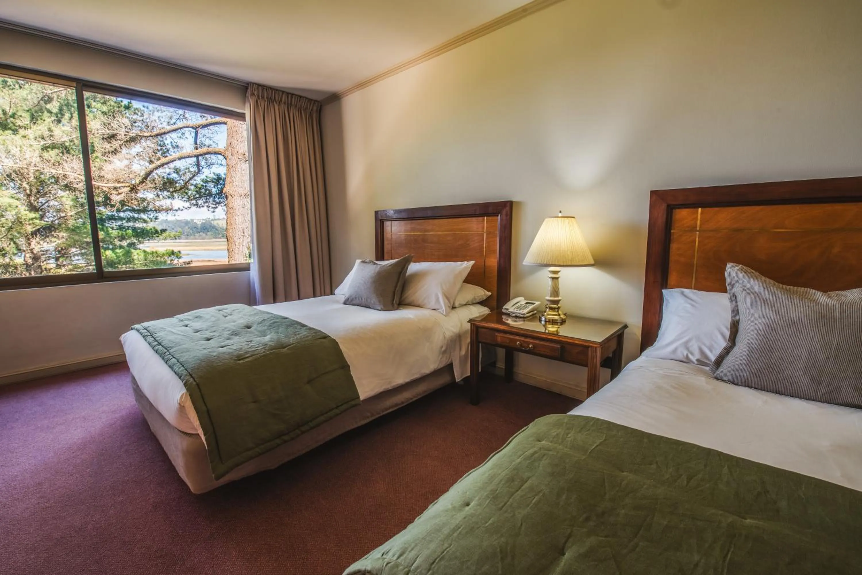 Bed in Hotel Puerta del Sur