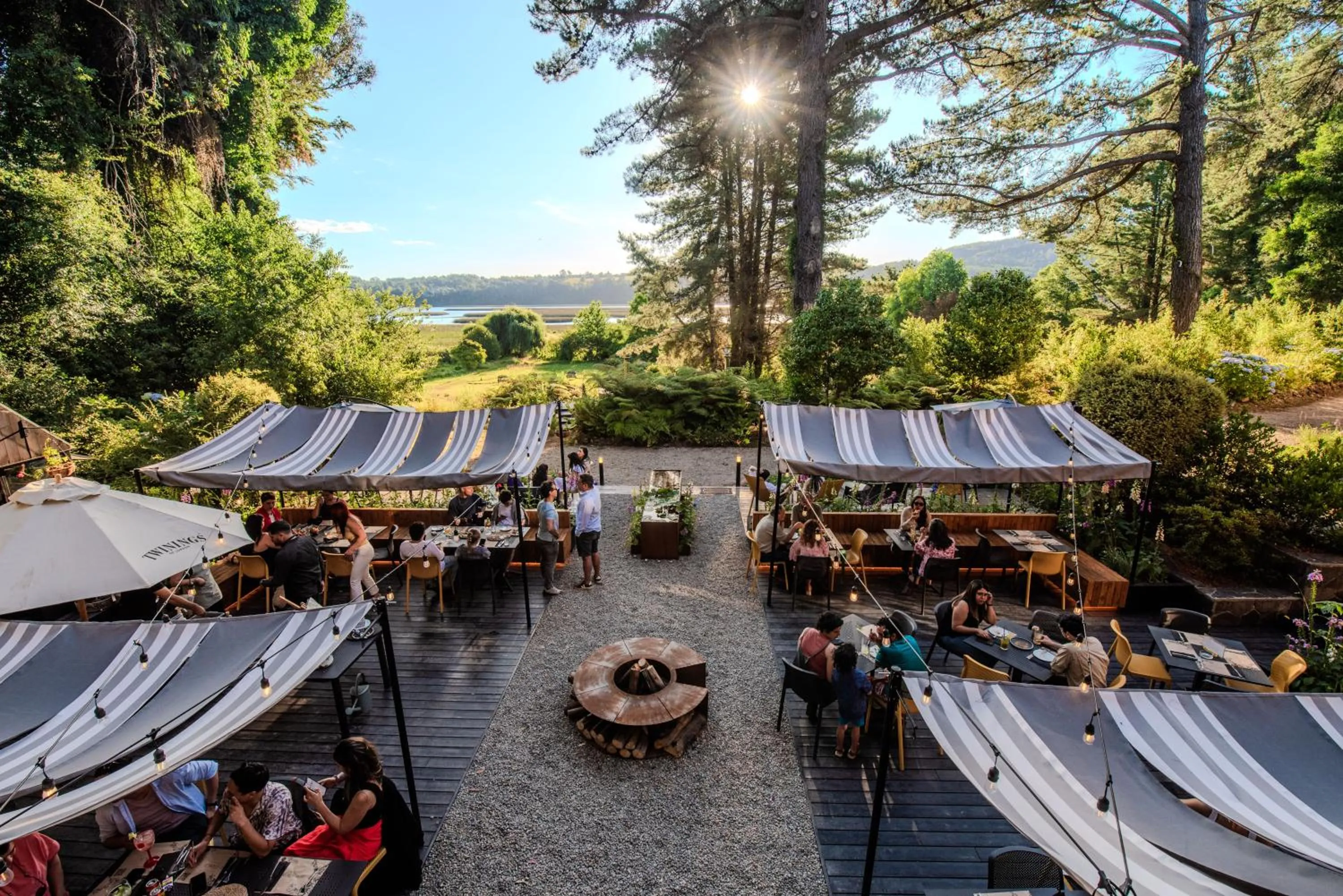 Patio in Hotel Puerta del Sur