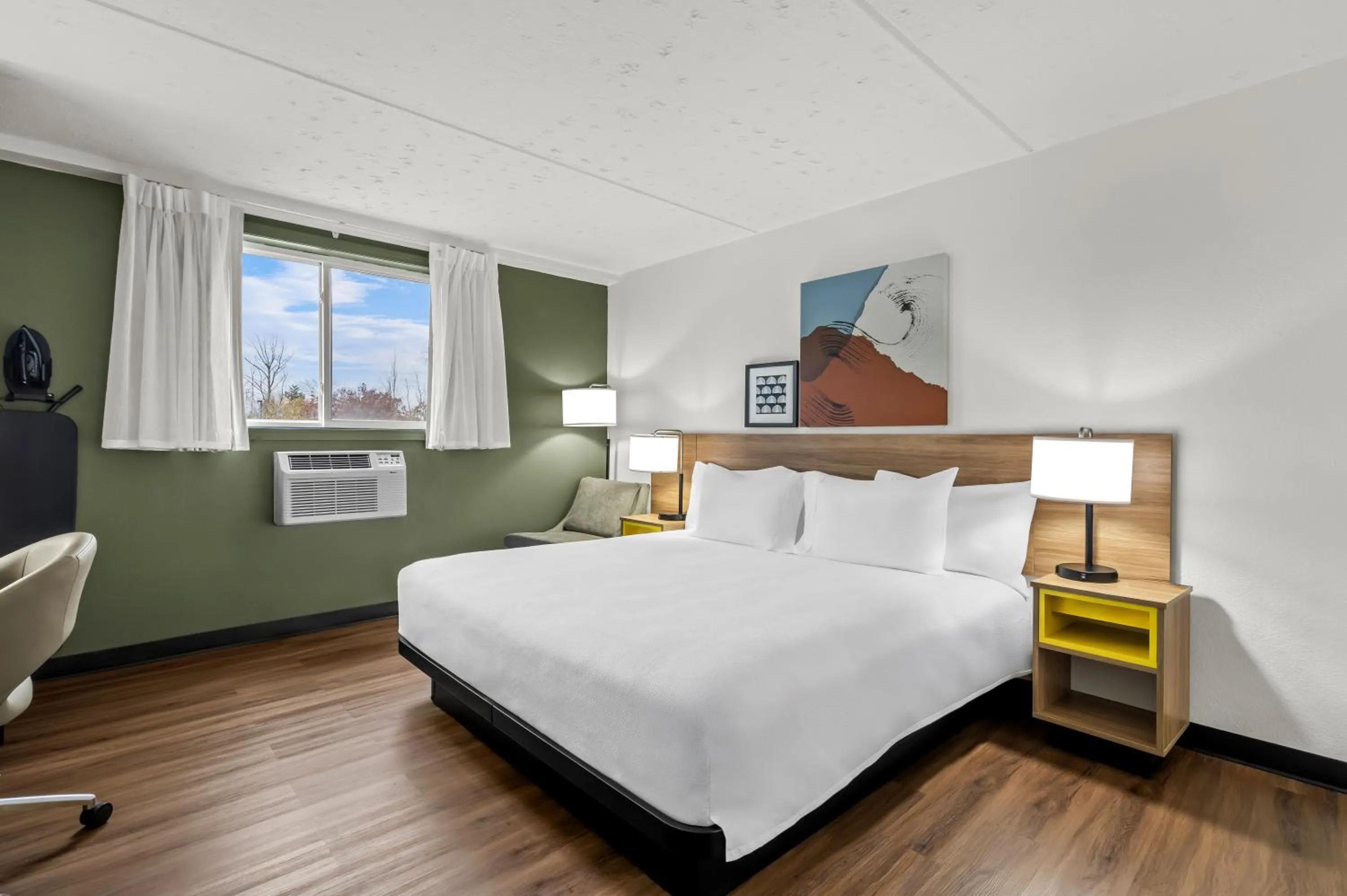 Bed in Spark by Hilton Portland Airport Maine Mall