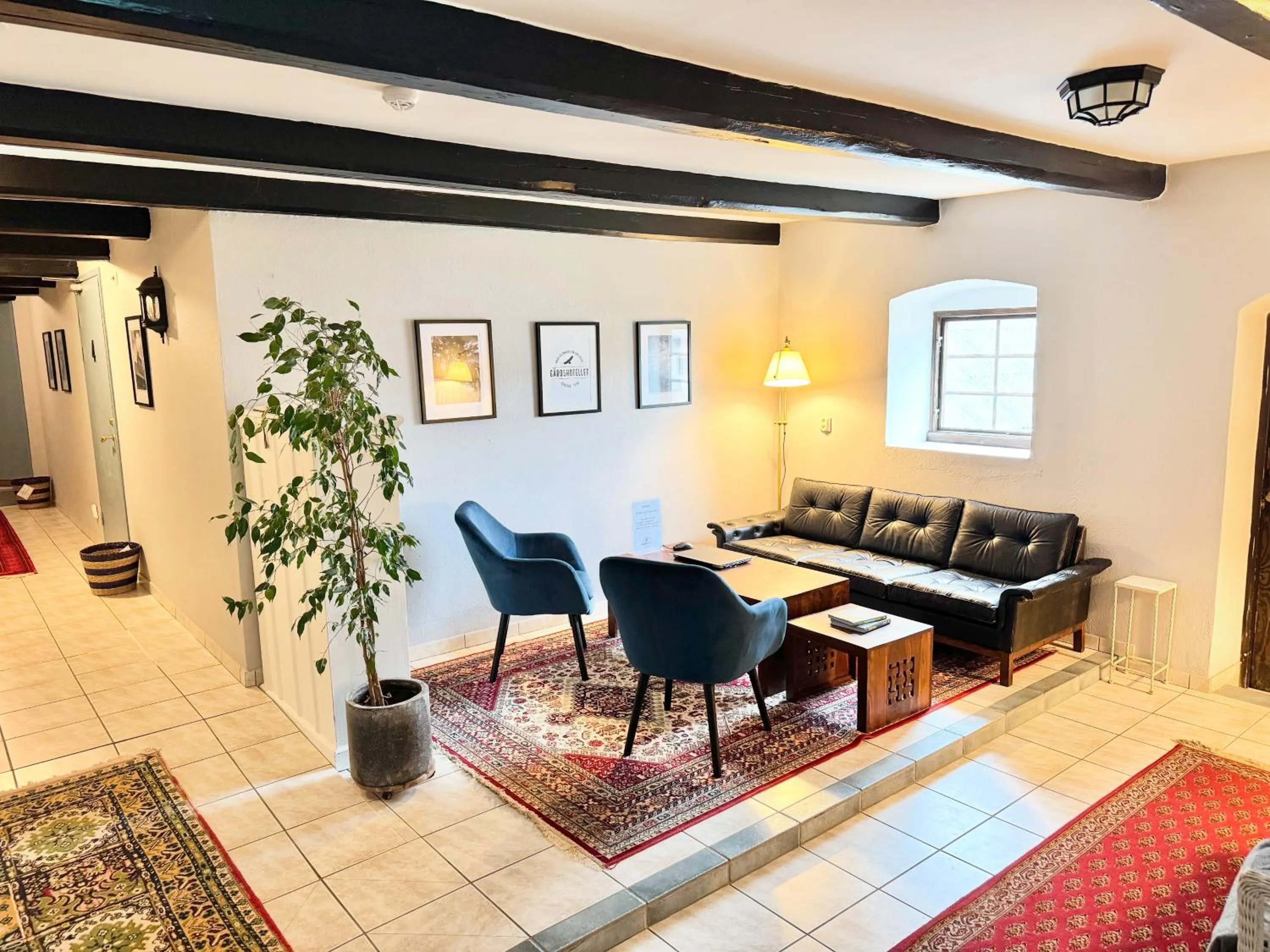 Lobby or reception in Gårdshotellet