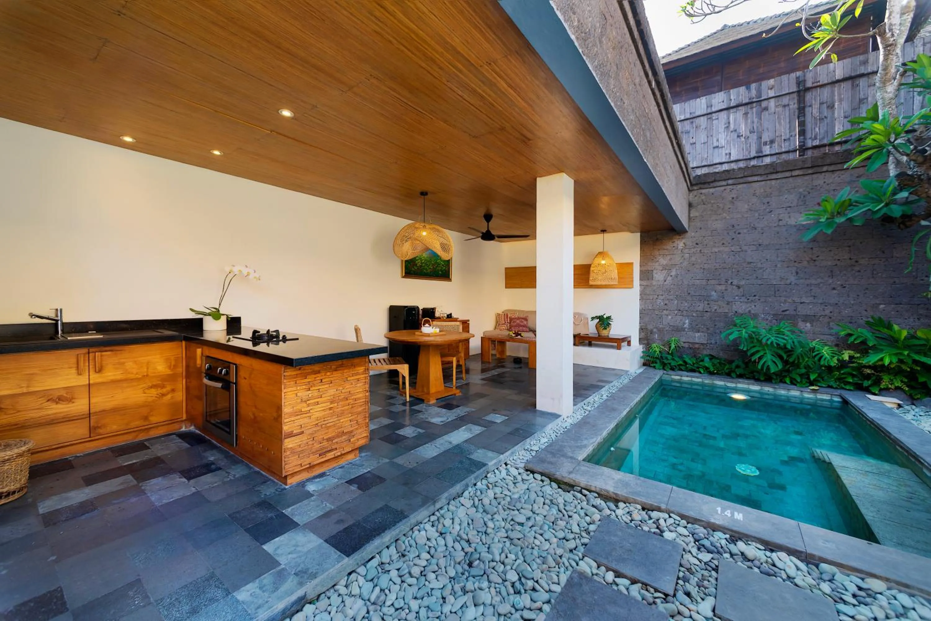 Kitchen or kitchenette in Adepa Resort