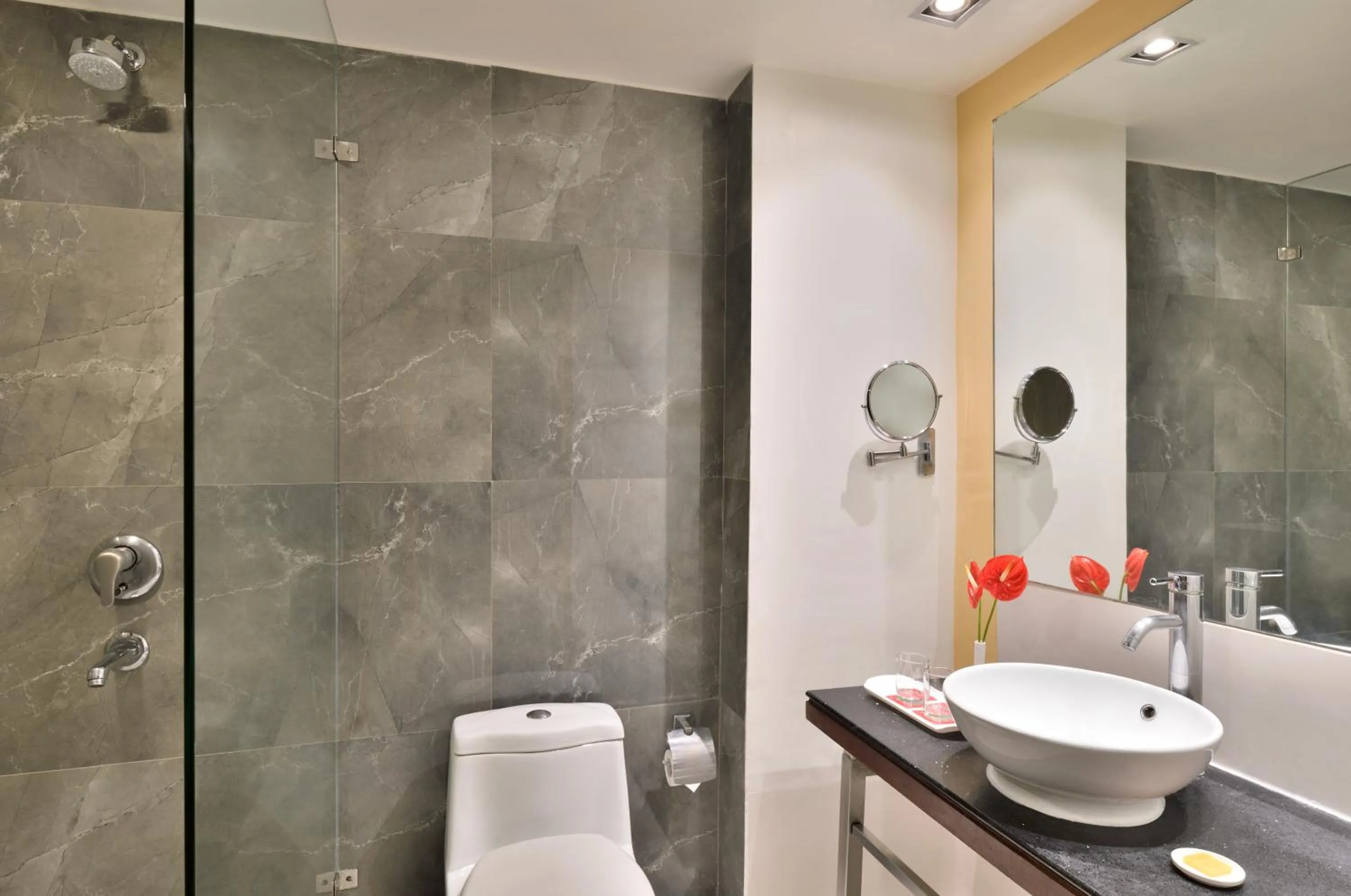 Bathroom in Ramada By Wyndham Jaipur