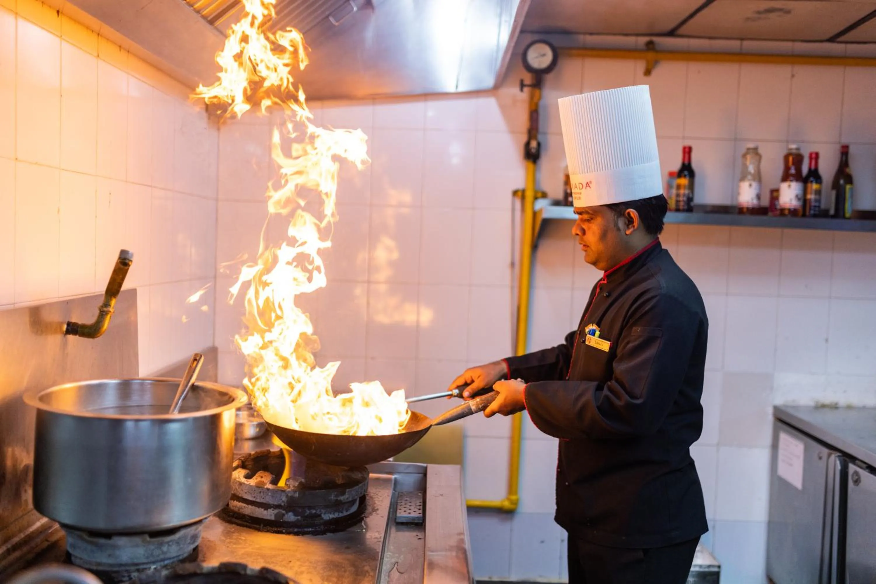 kitchen in Ramada By Wyndham Jaipur
