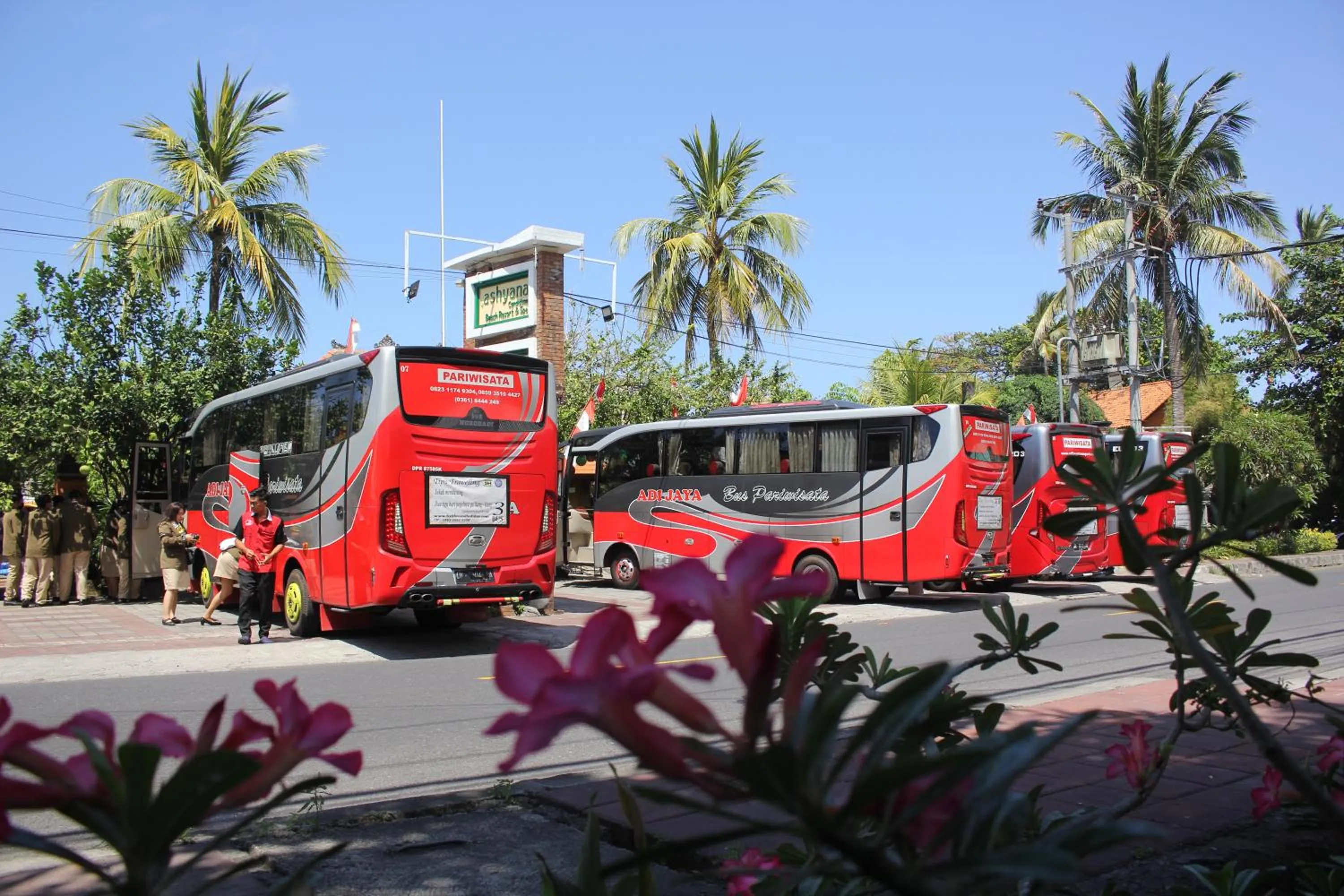 Parking in Ashyana Candidasa Beach Resort