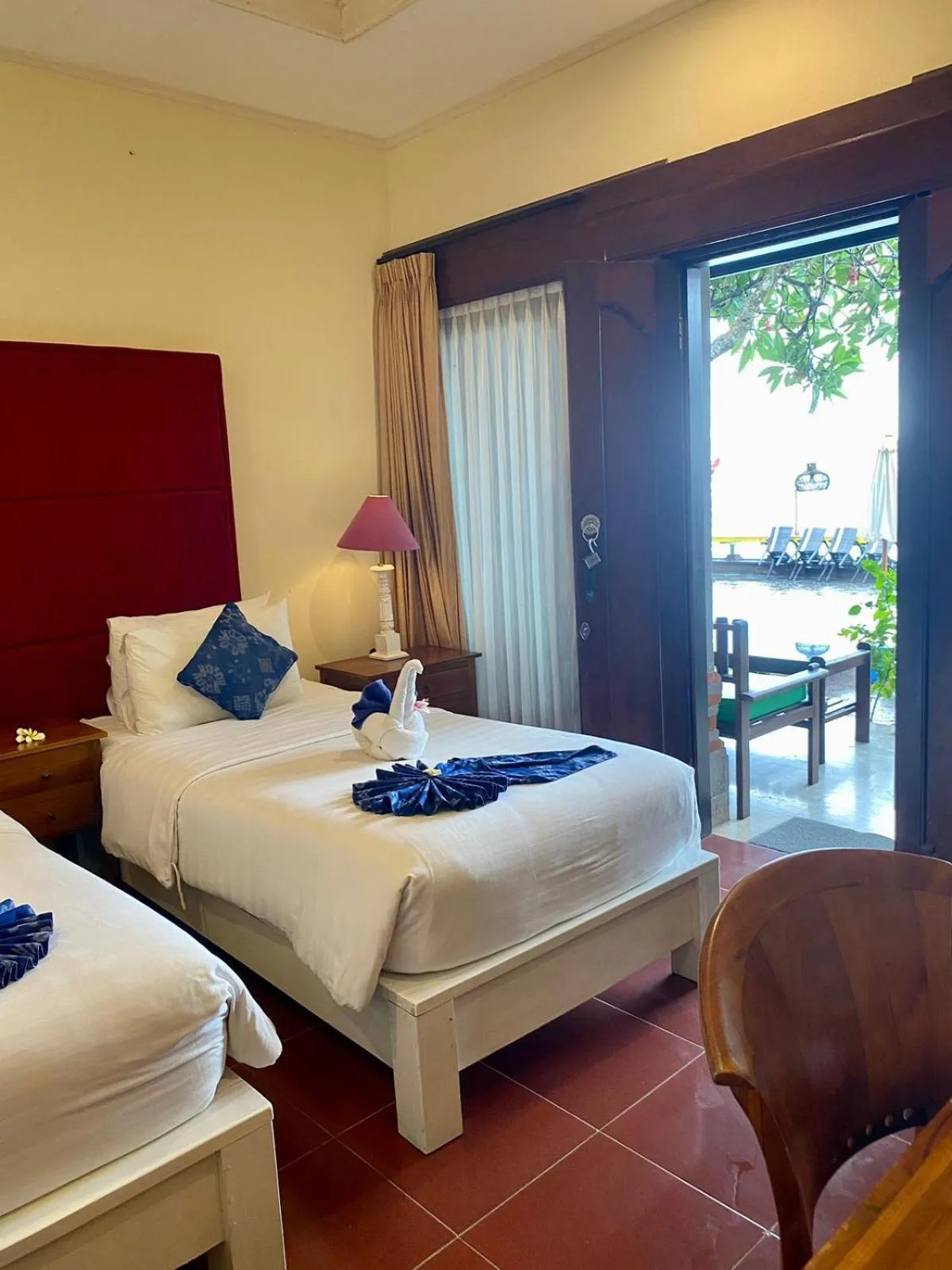 Bed in Ashyana Candidasa Beach Resort