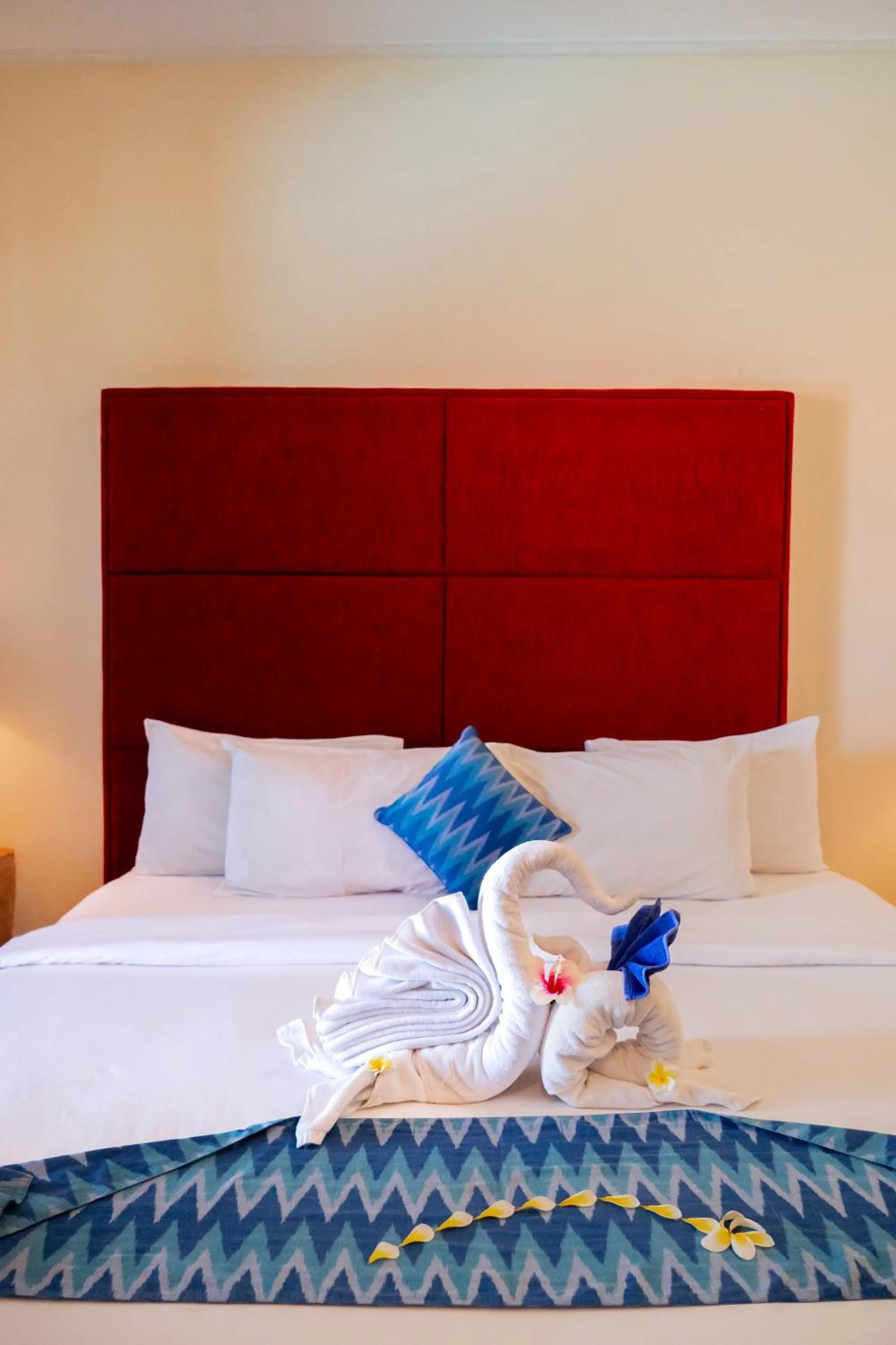 Bed in Ashyana Candidasa Beach Resort