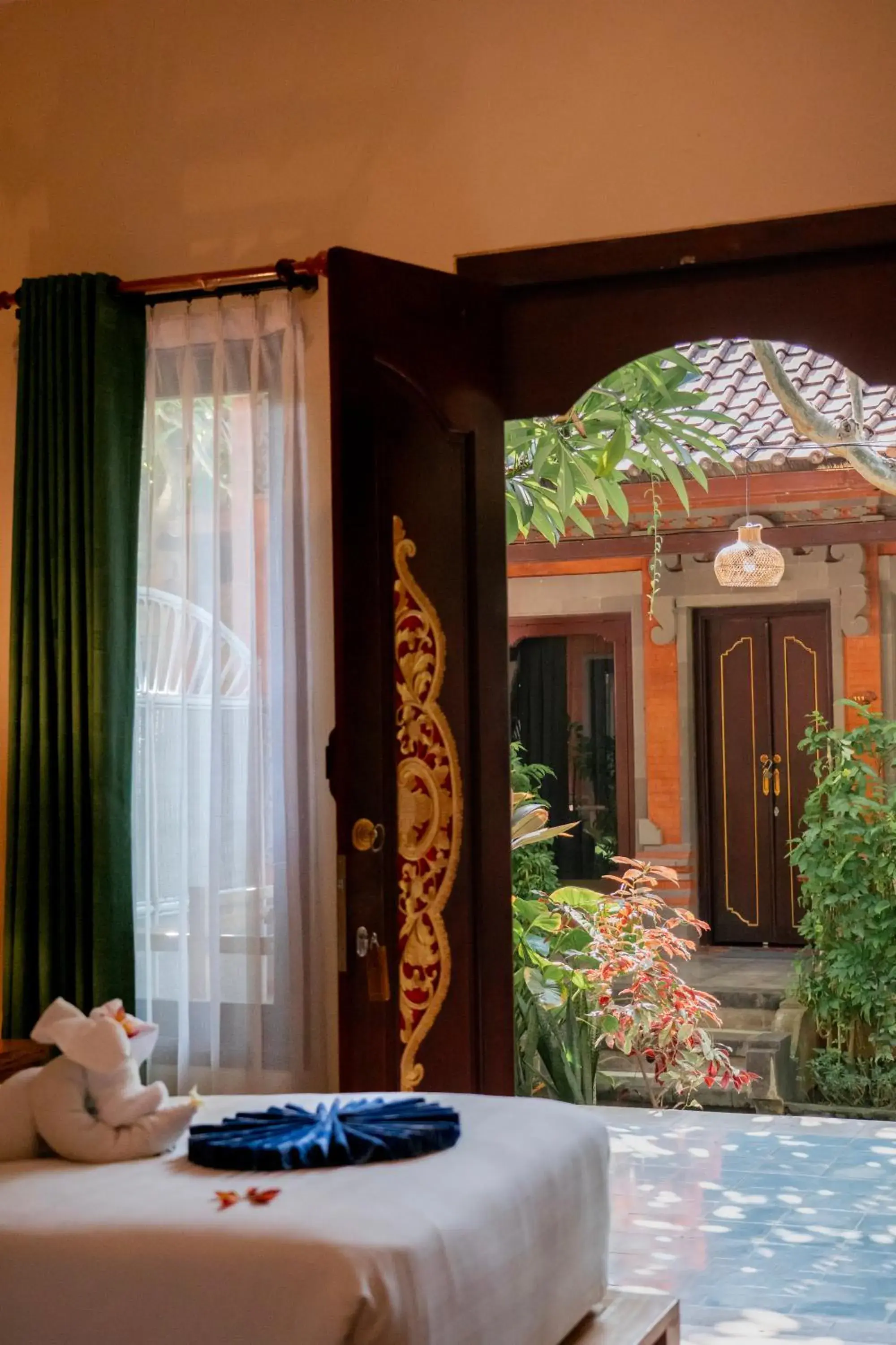 Deluxe Double or Twin Room with Garden View in Ashyana Candidasa Beach Resort Deluxe Double or Twin Room with Garden View in Ashyana Candidasa Beach Resort