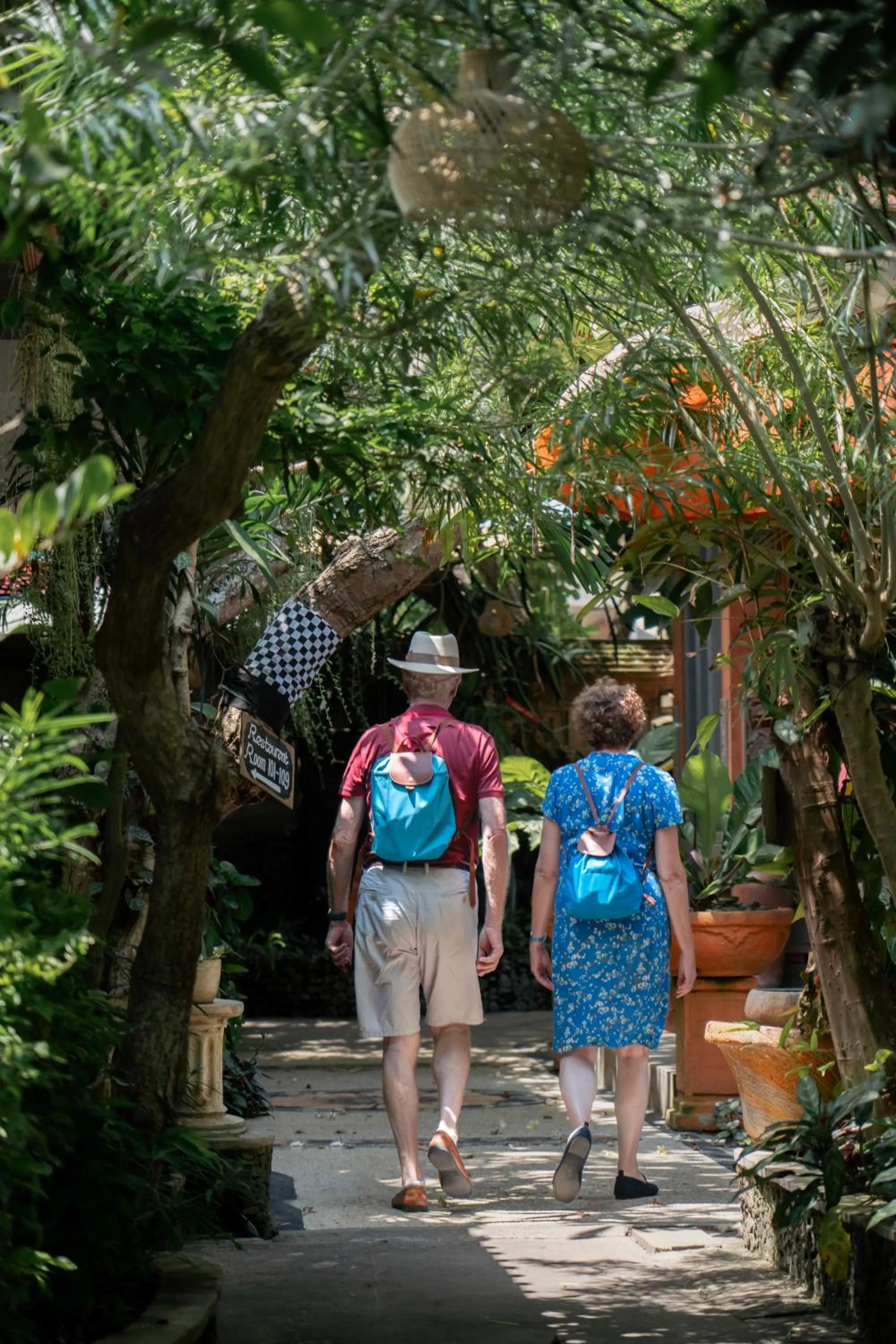 Inner courtyard view in Ashyana Candidasa Beach Resort
