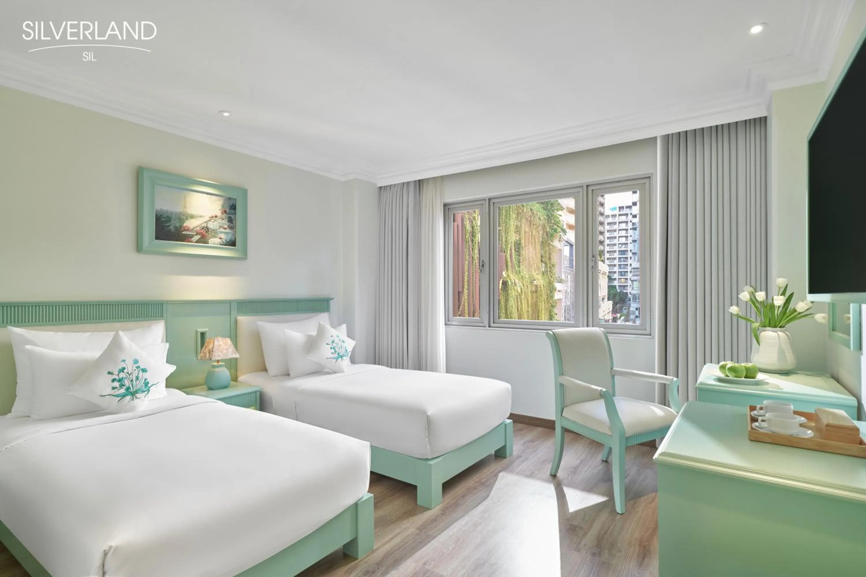 View (from property/room), Bed in Silverland Sil Hotel