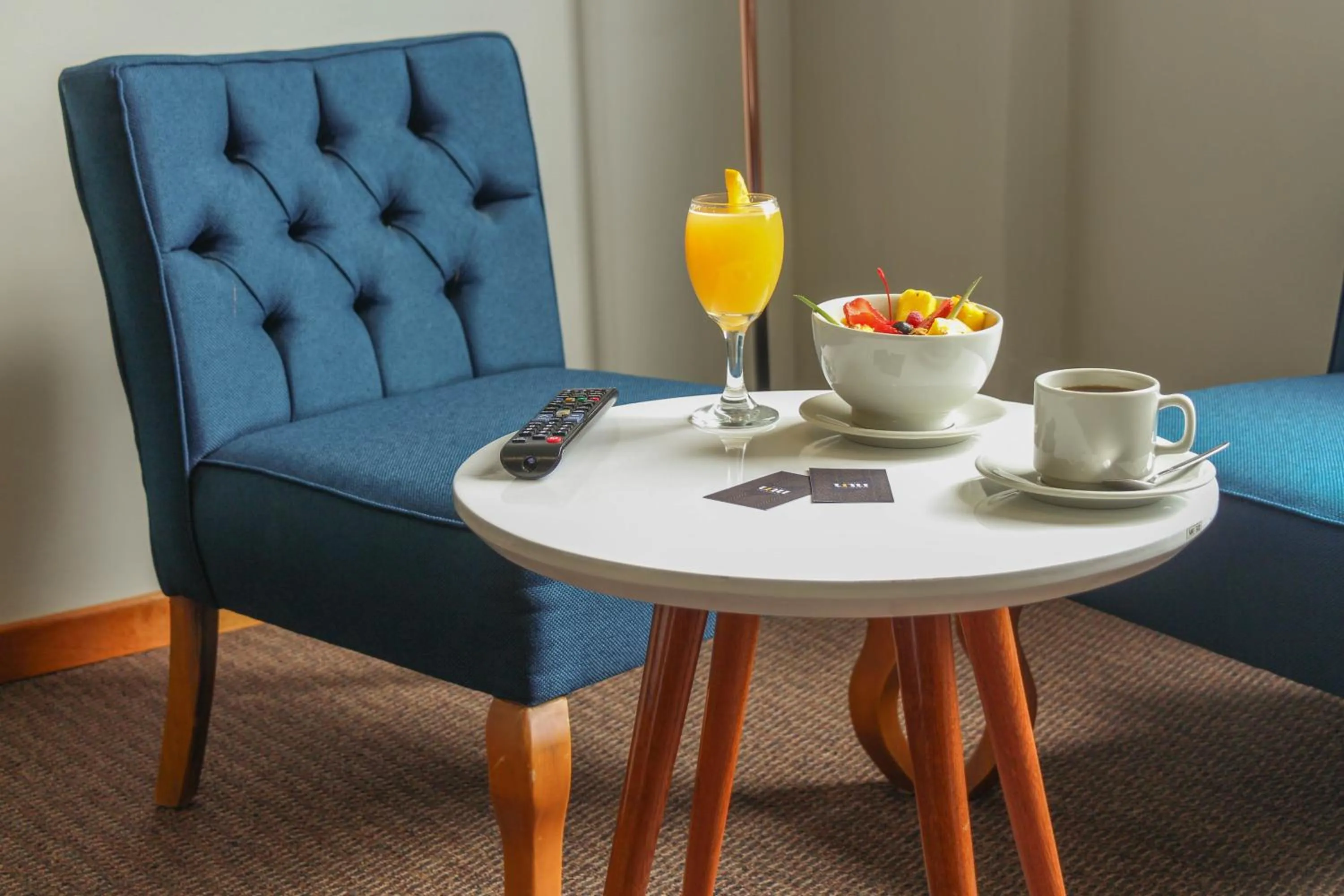 Seating area in Hotel Unu