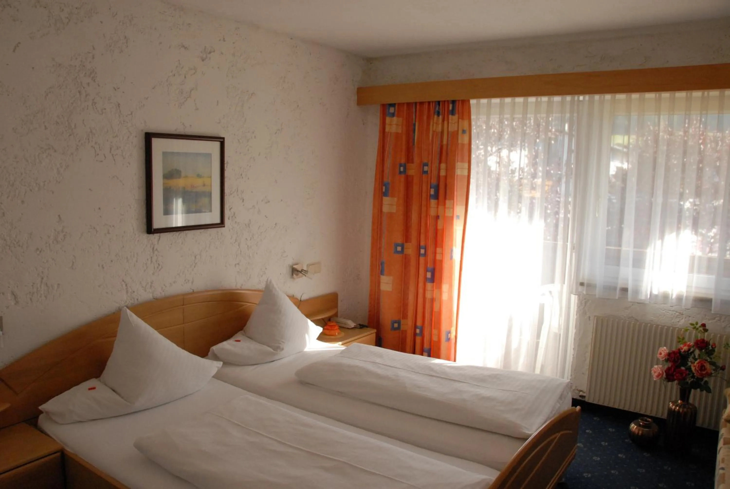 Bed in Hotel Edelweiss