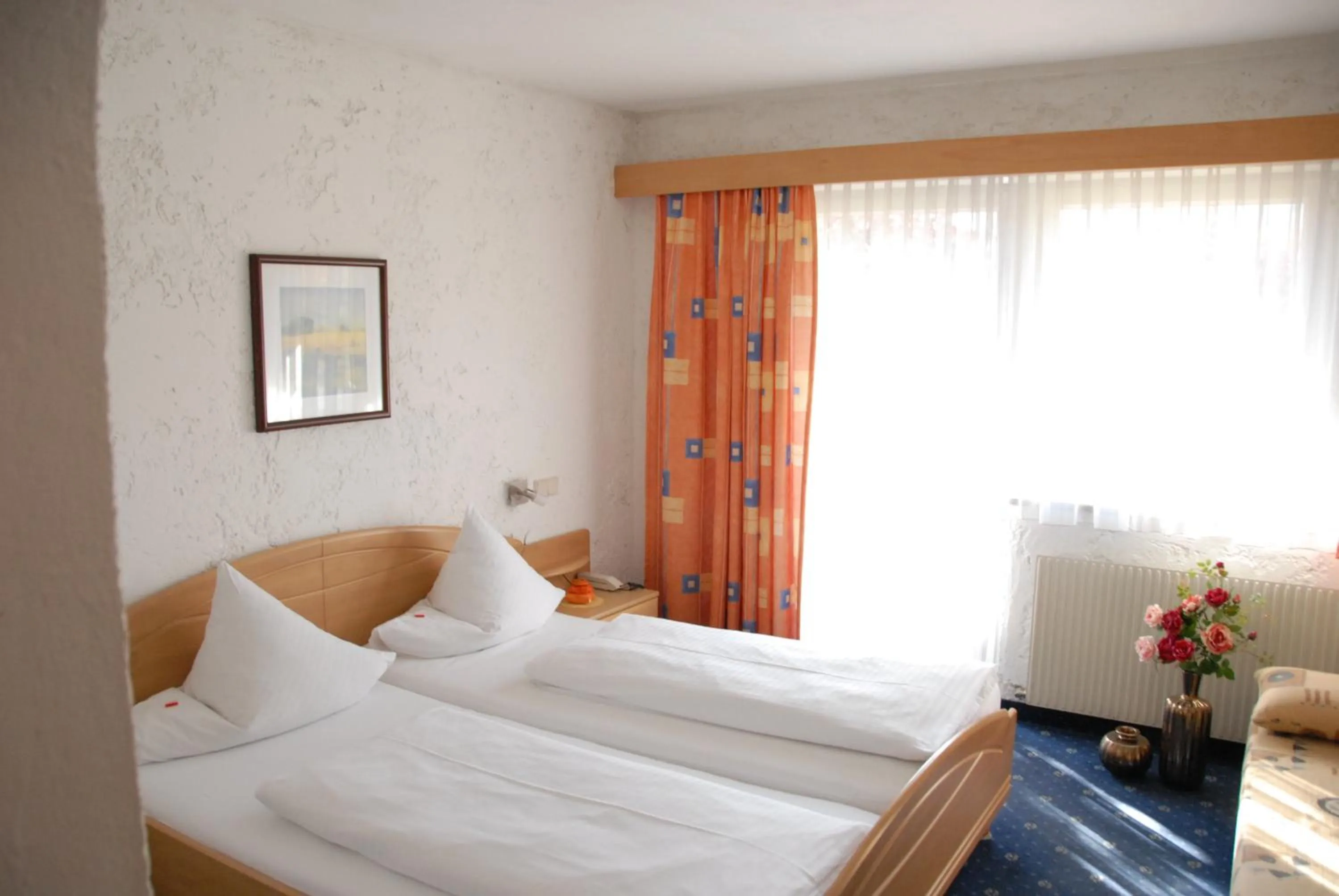 Bed in Hotel Edelweiss