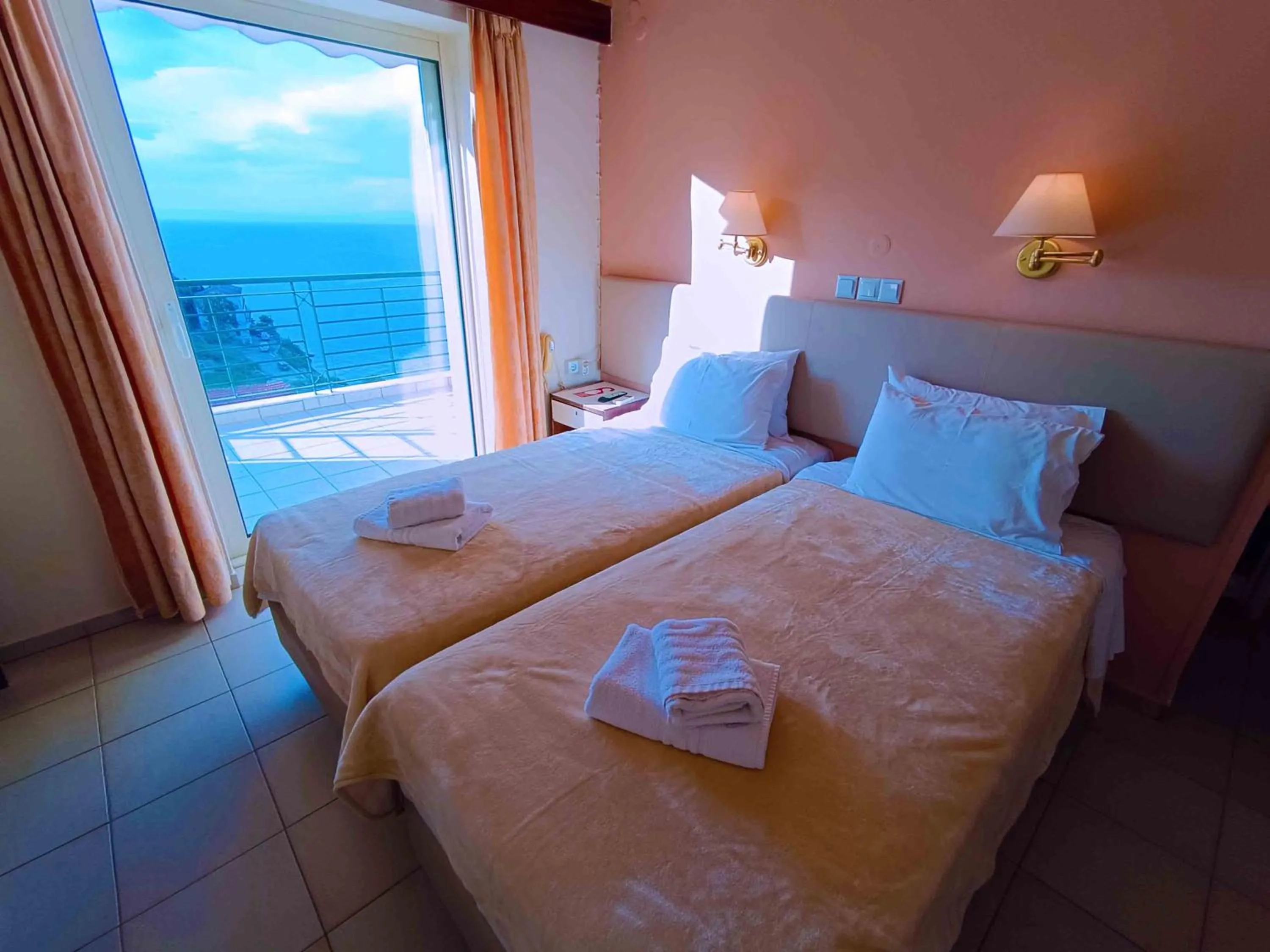 View (from property/room), Bed in Mitho Hotel Spa