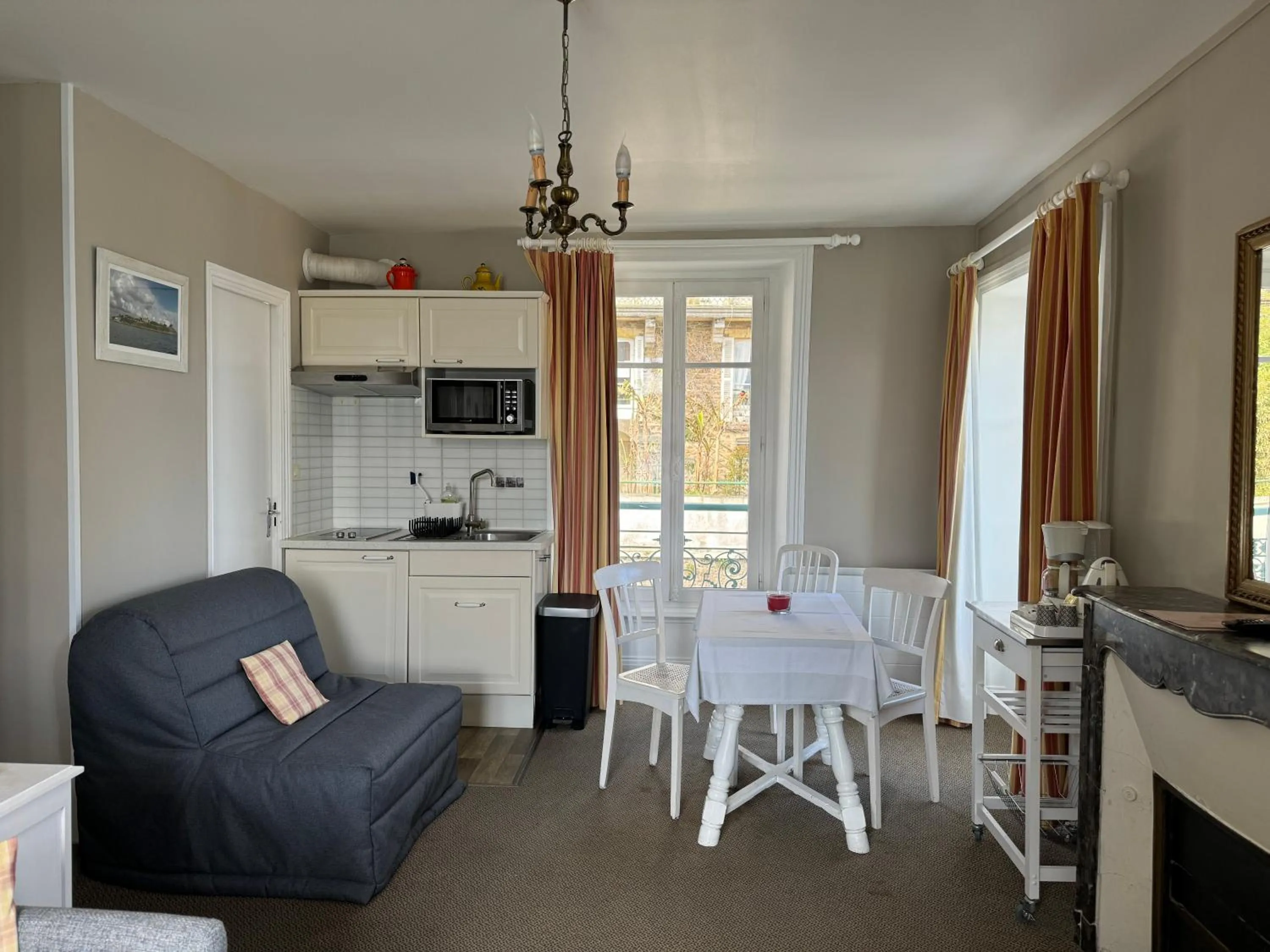 Sea view in Logis Hôtel Restaurant le Printania