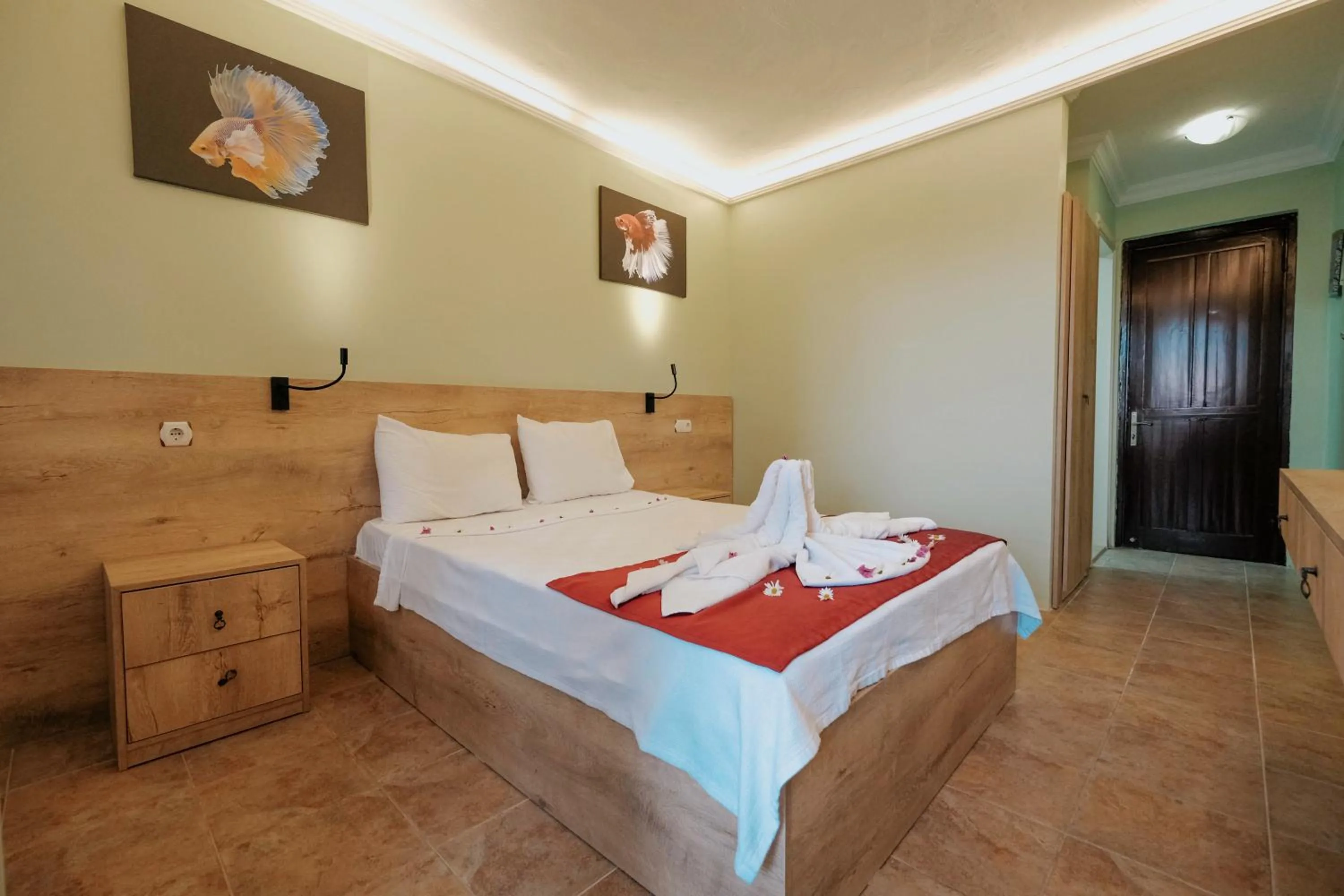 Bed in Tunacan Hotel