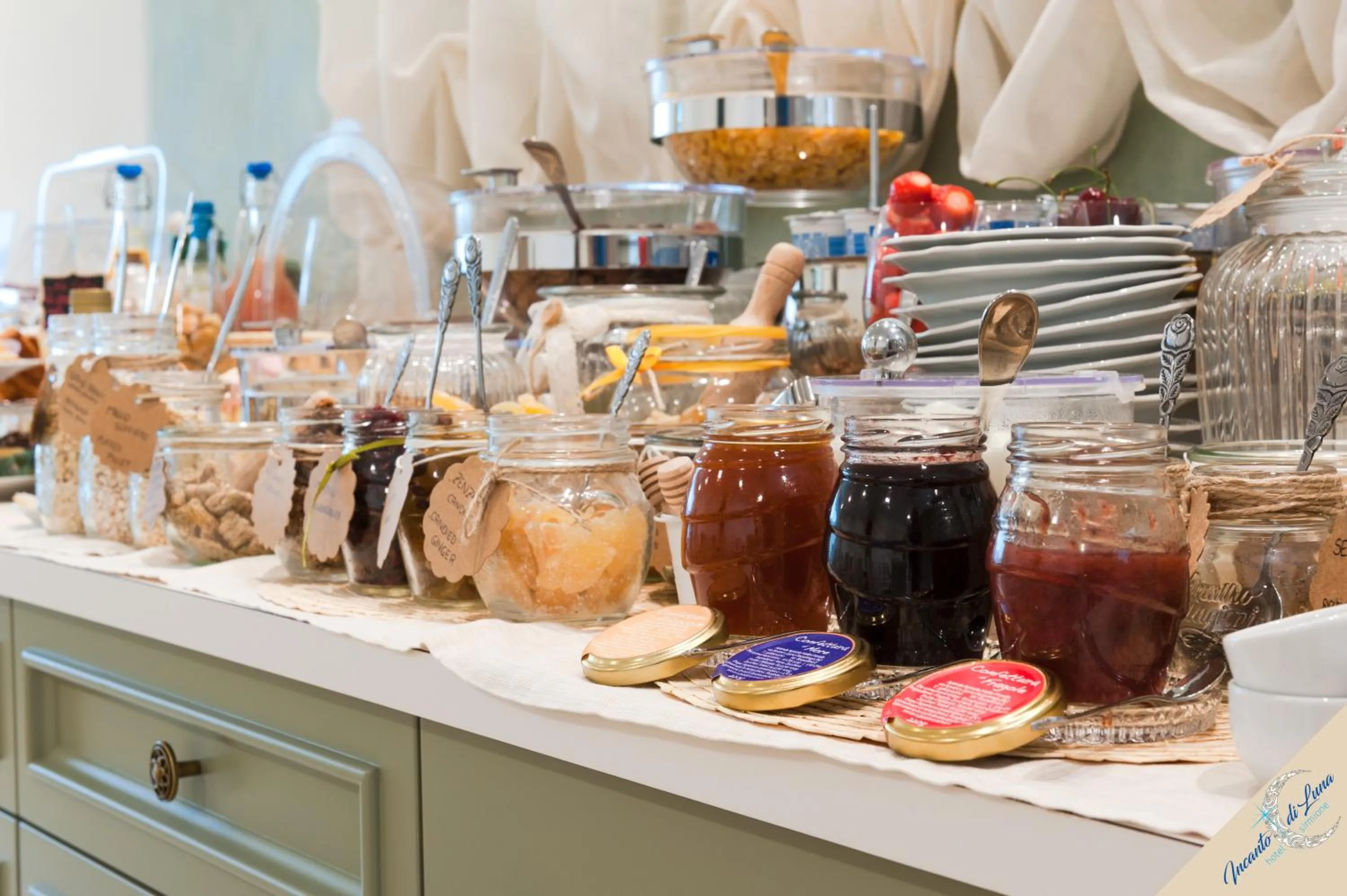 Food and drinks in Incanto di Luna Hotel