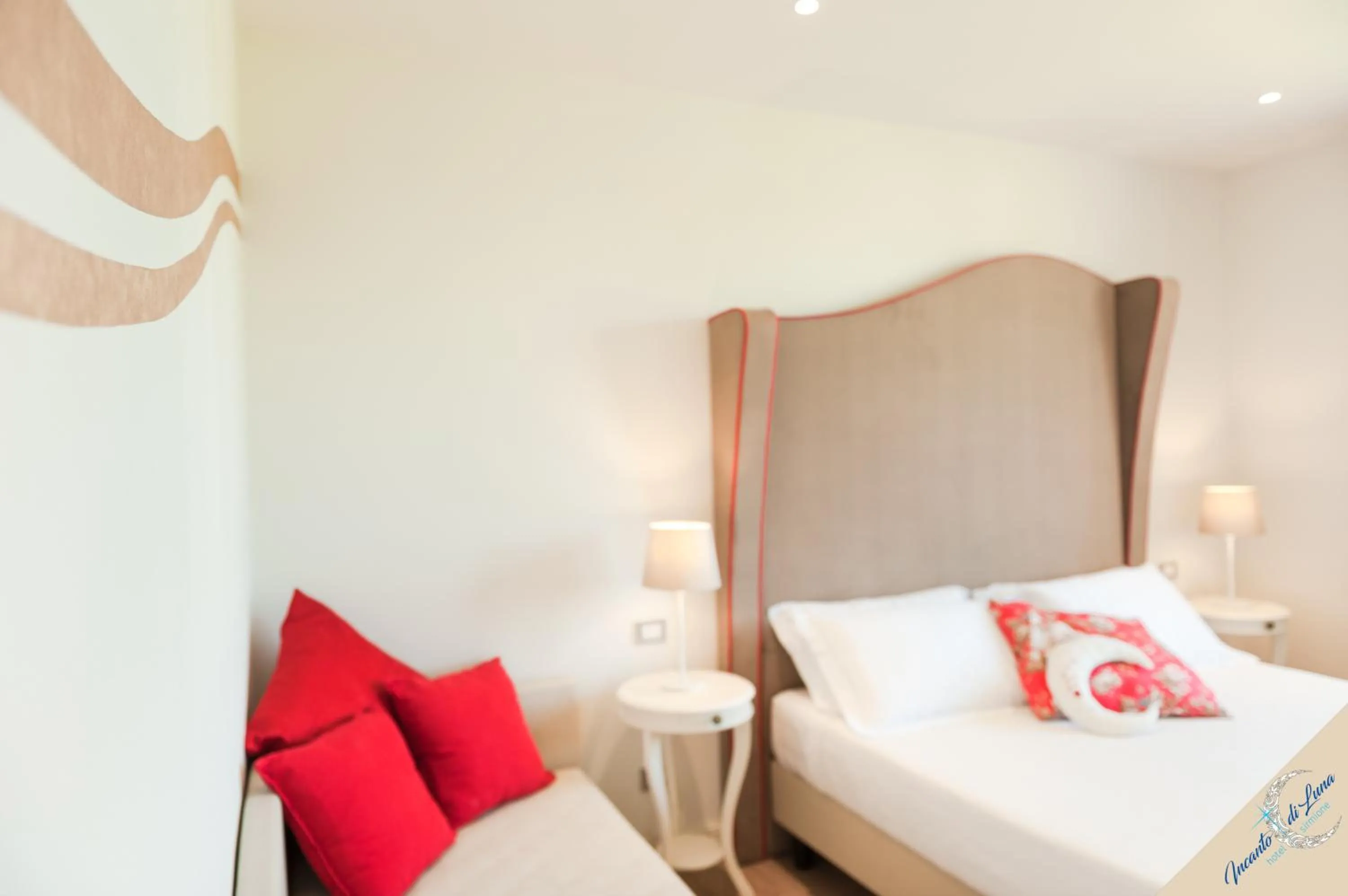 Bed in Incanto di Luna Hotel