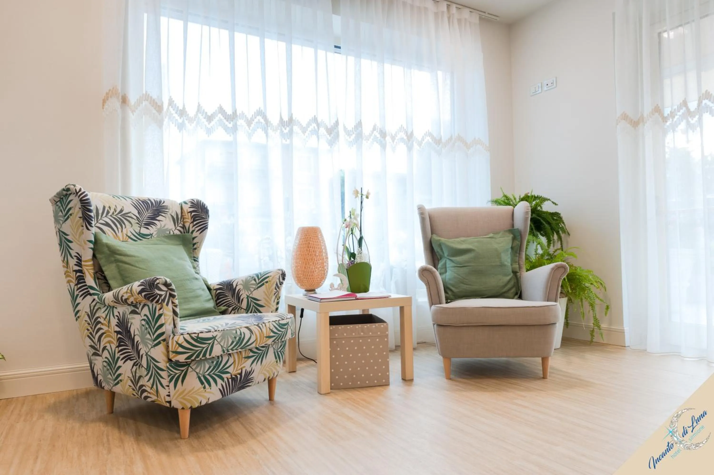 Living room in Incanto di Luna Hotel