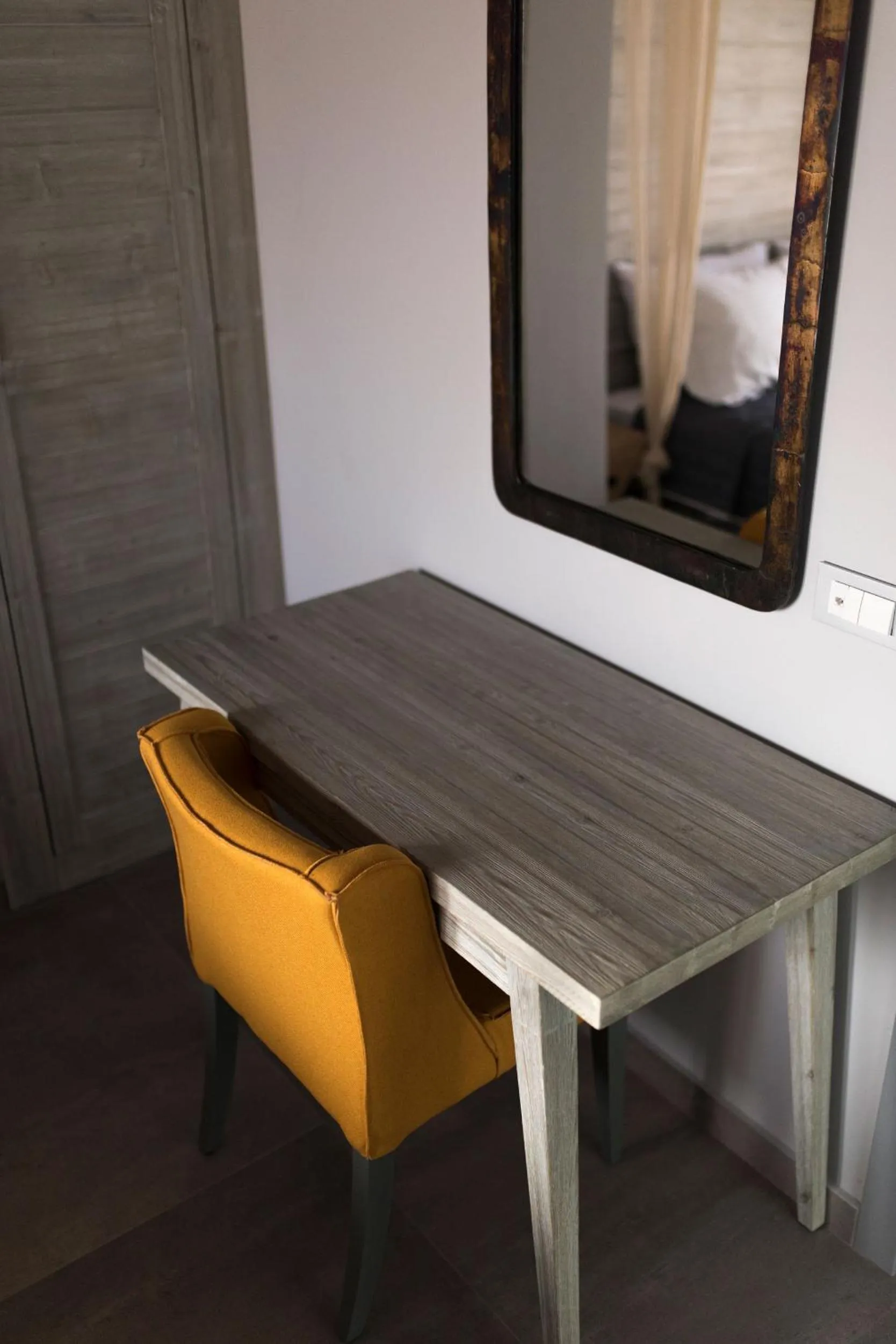 Seating area in Kanathos Pigi