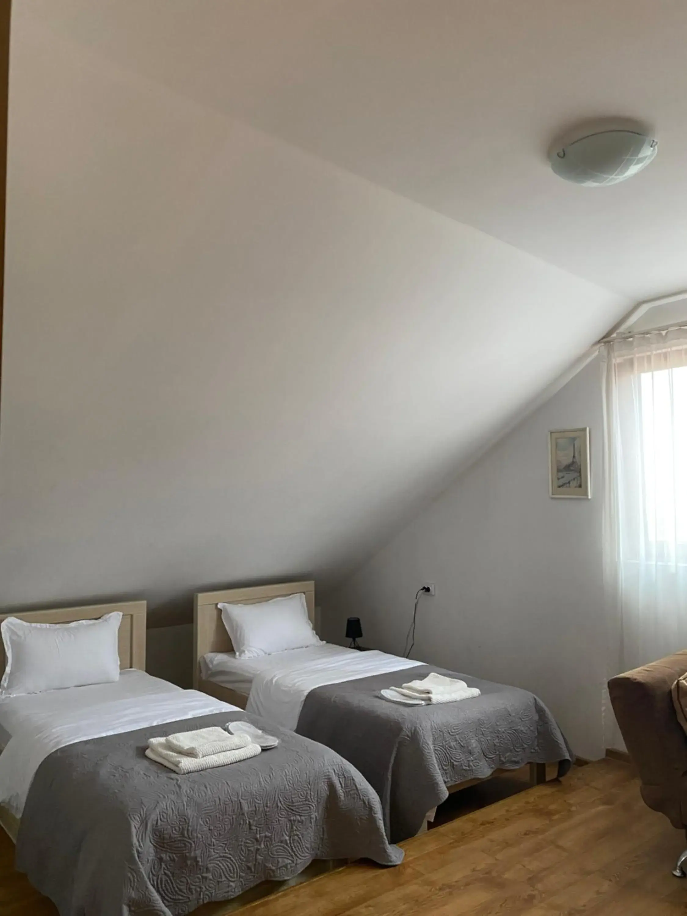 Twin Room with Shower in Hotel Cité Twin Room with Shower in Hotel Cité