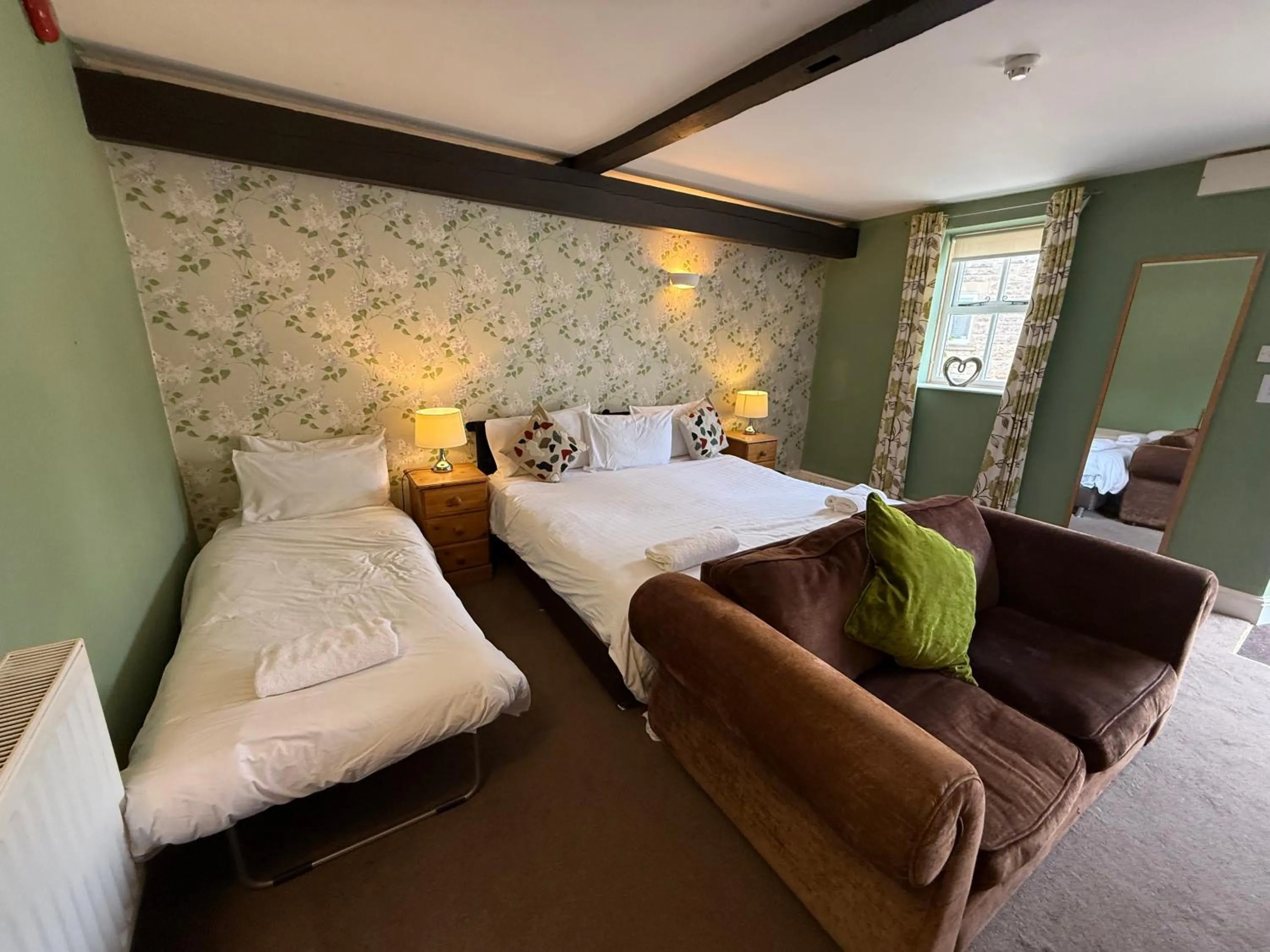 Bed in Charles Cotton Hotel