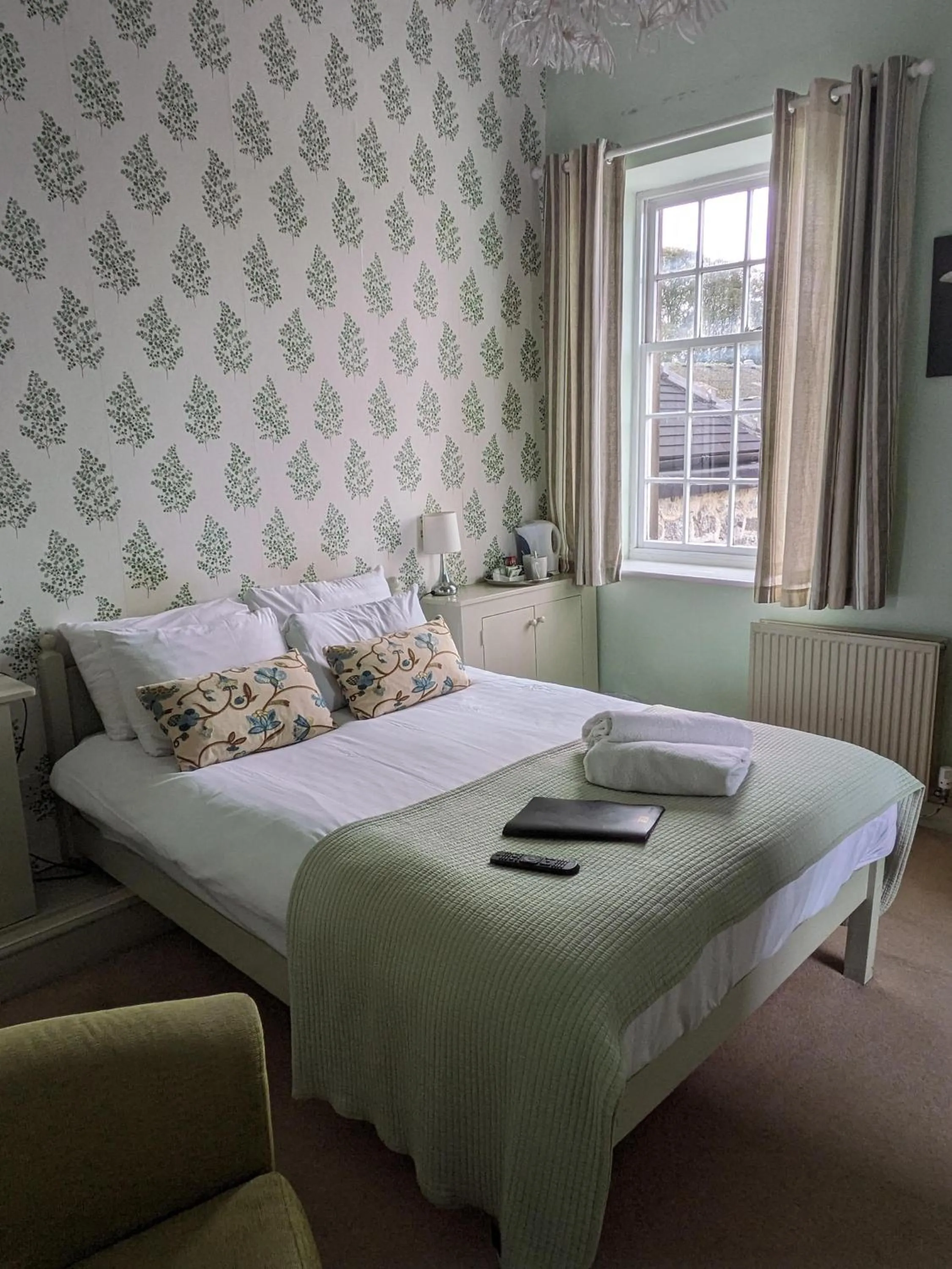 Bed in Charles Cotton Hotel