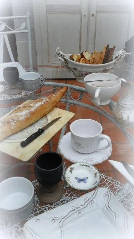 Continental breakfast in La Maison d'Hocquincourt