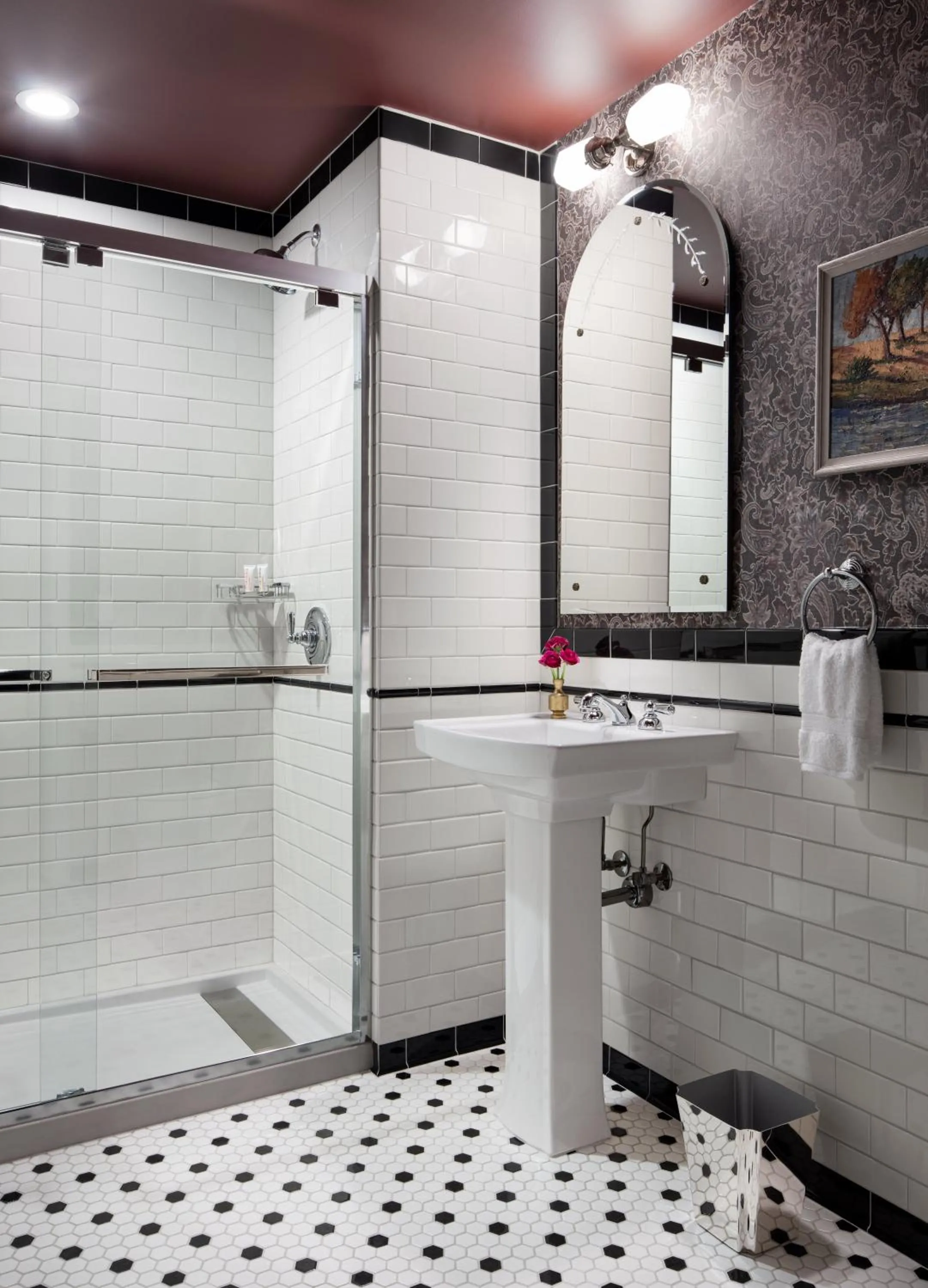 Bathroom in Graduate by Hilton Evanston