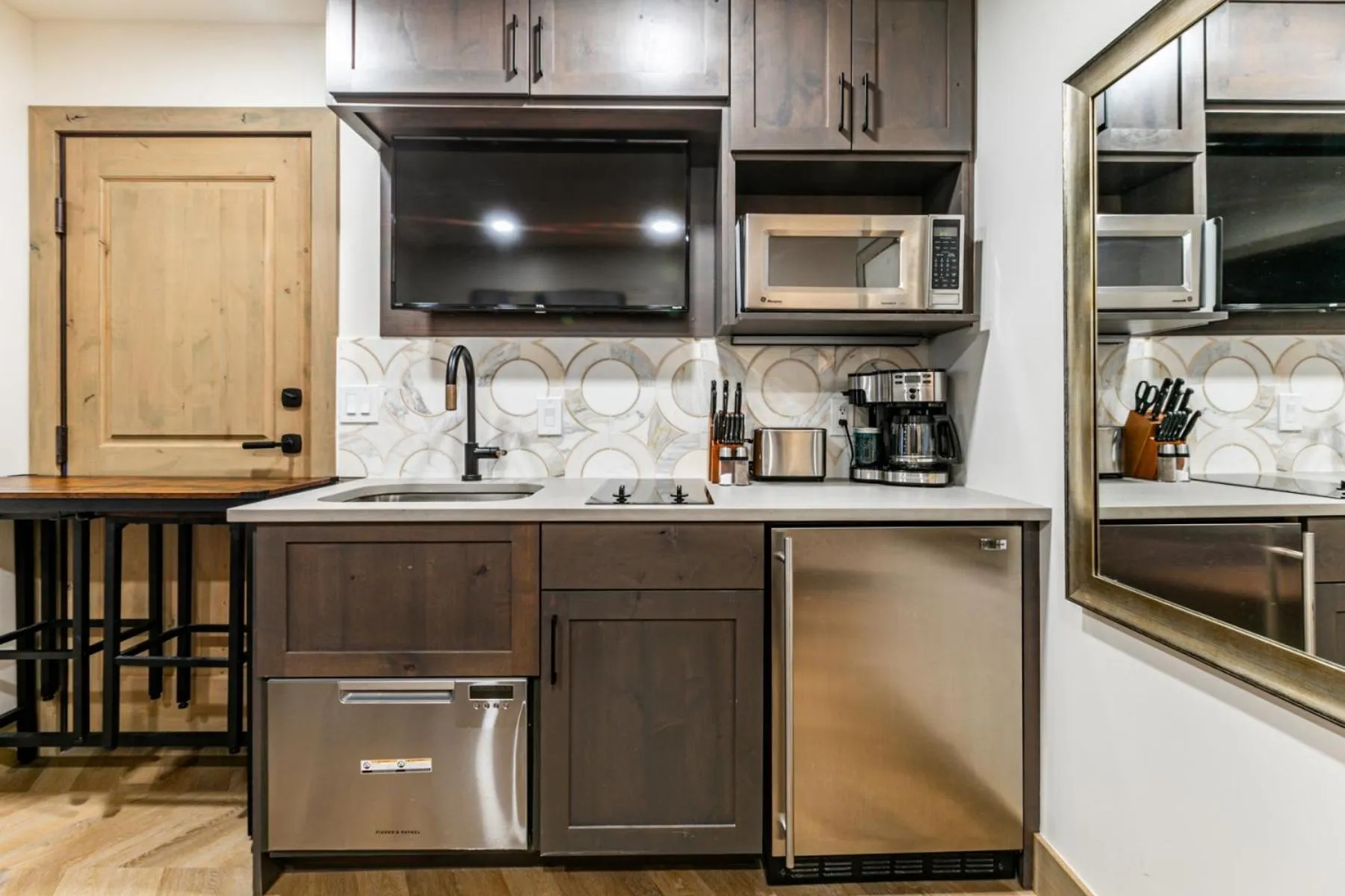 Kitchen or kitchenette in Condos at Canyons Resort by White Pines