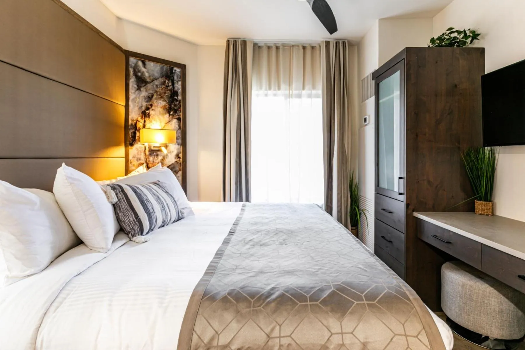 Bed in Condos at Canyons Resort by White Pines