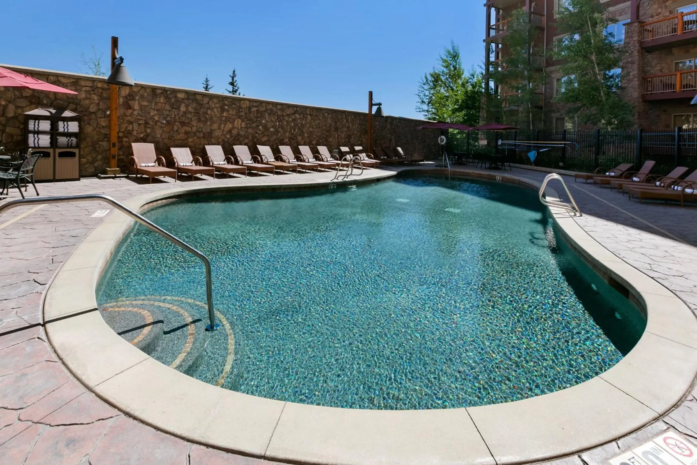 Swimming pool in Condos at Canyons Resort by White Pines