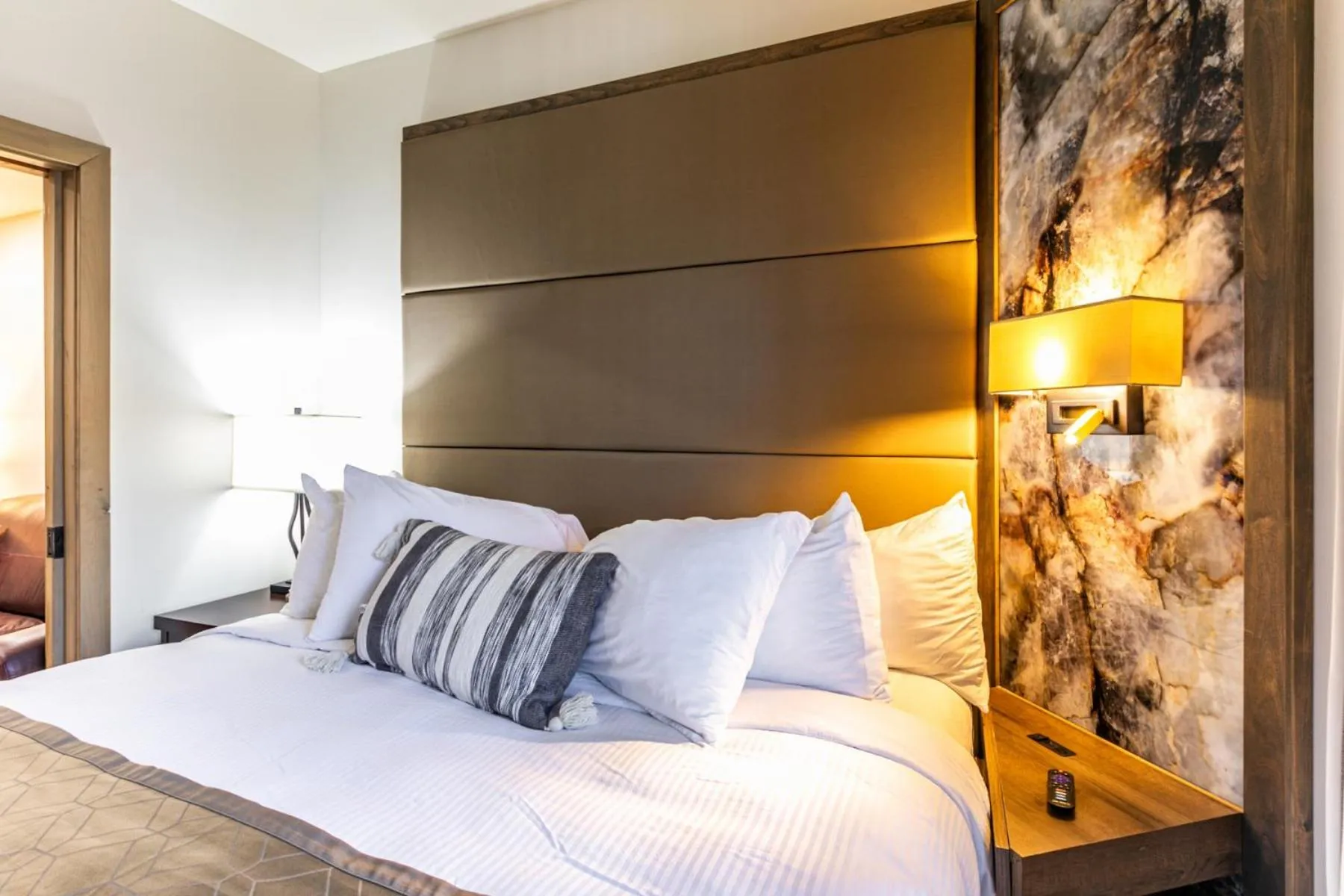 Bed in Condos at Canyons Resort by White Pines