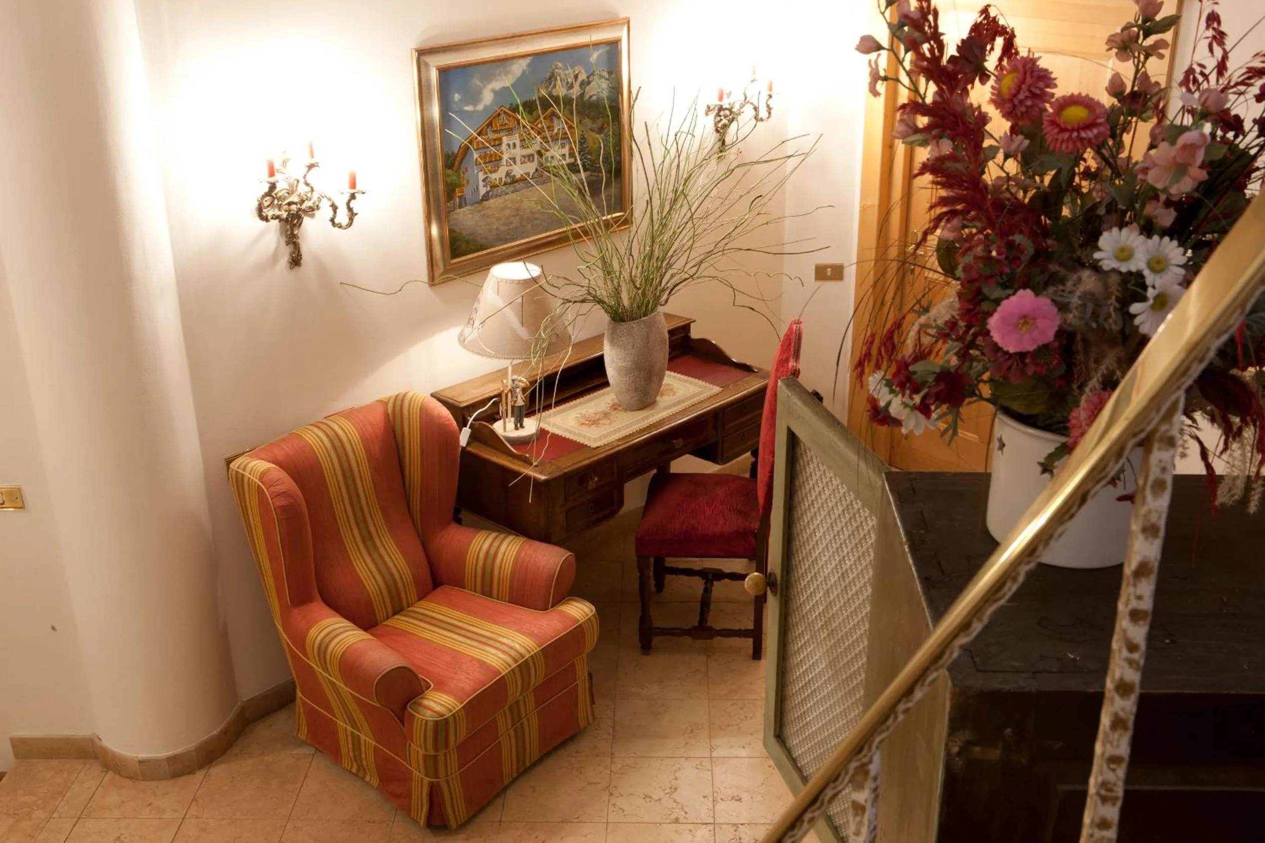 Lobby or reception in Ciasa Roby