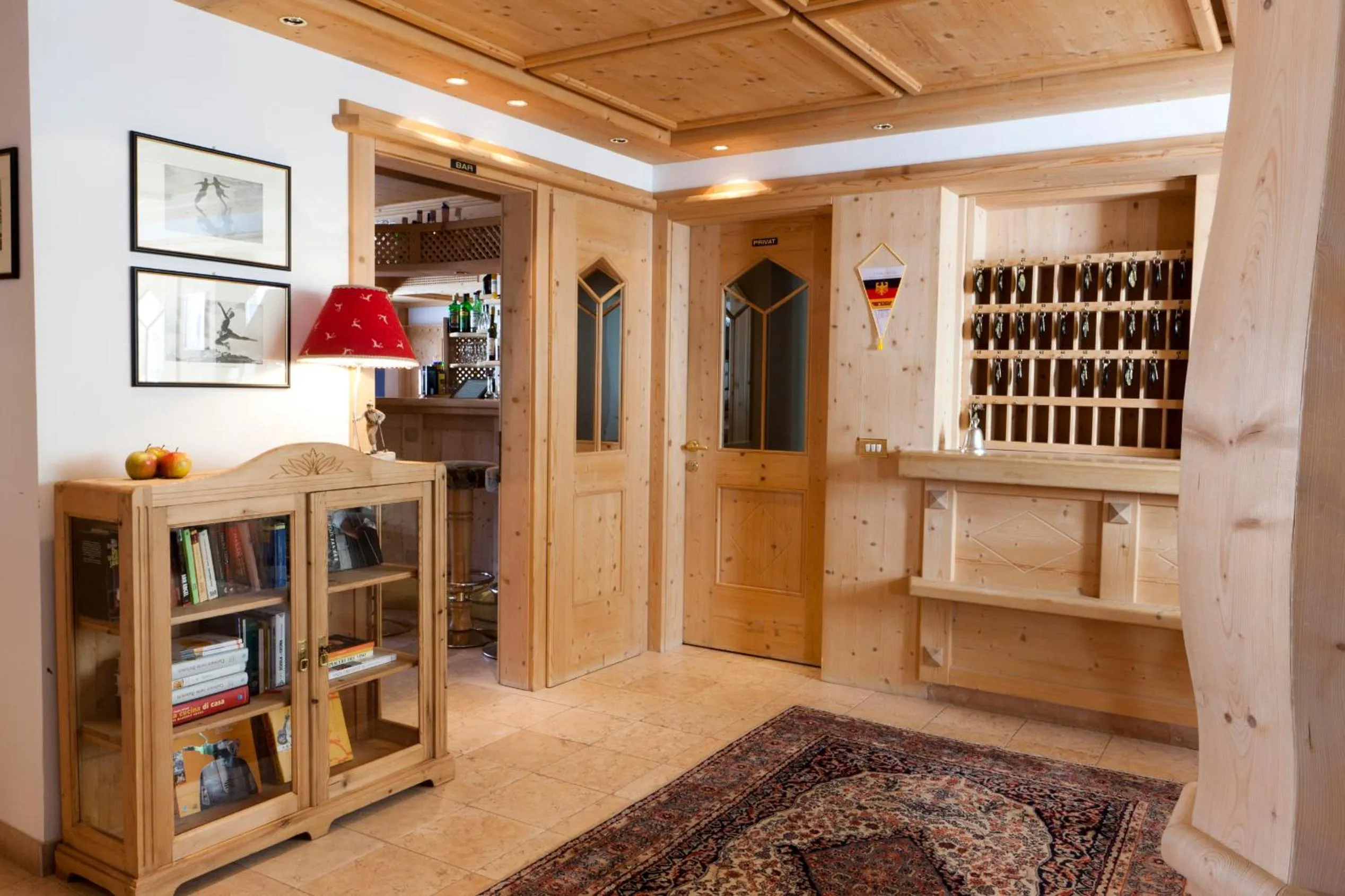 Lobby or reception in Ciasa Roby