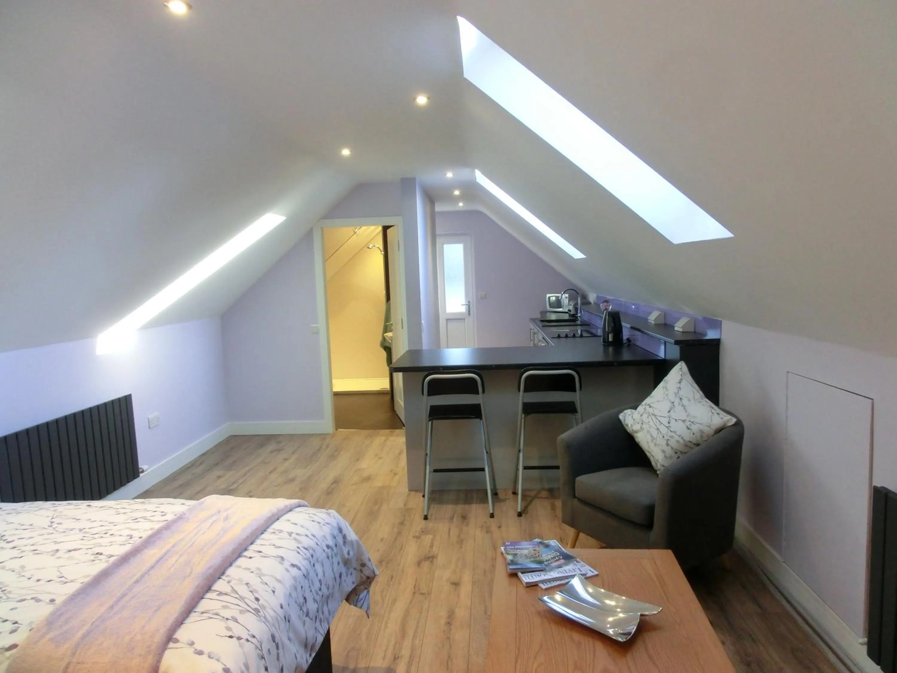 Bed in The Hollies on the Wall